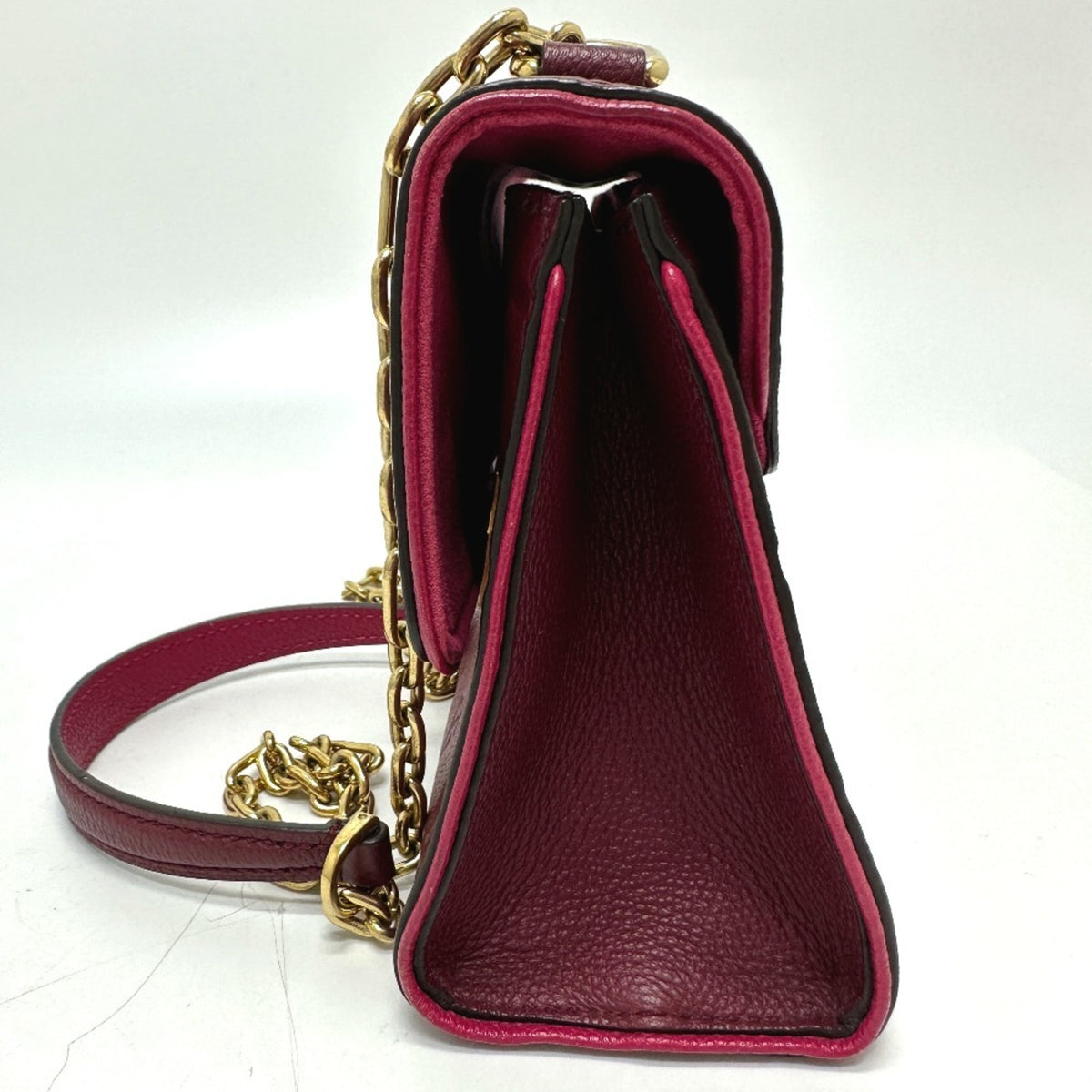 Louis Vuitton Red Color Monogram Empreinte Pochette Shoulder Bag (Pre-Owned)
