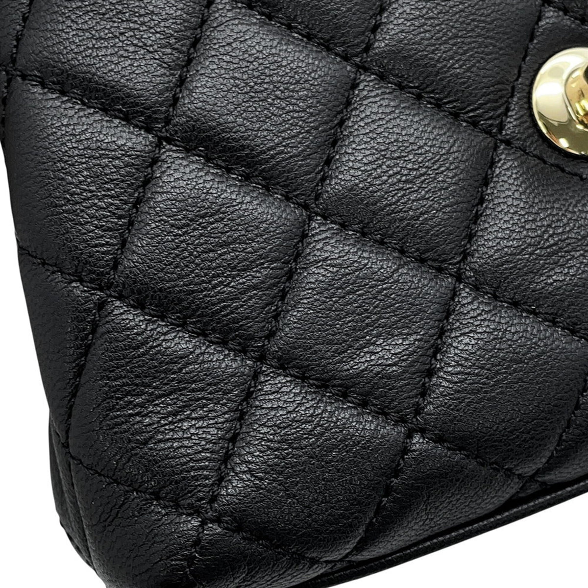 Chanel Black Champagne Gold Multi-Color Handbag (Pre-Owned)