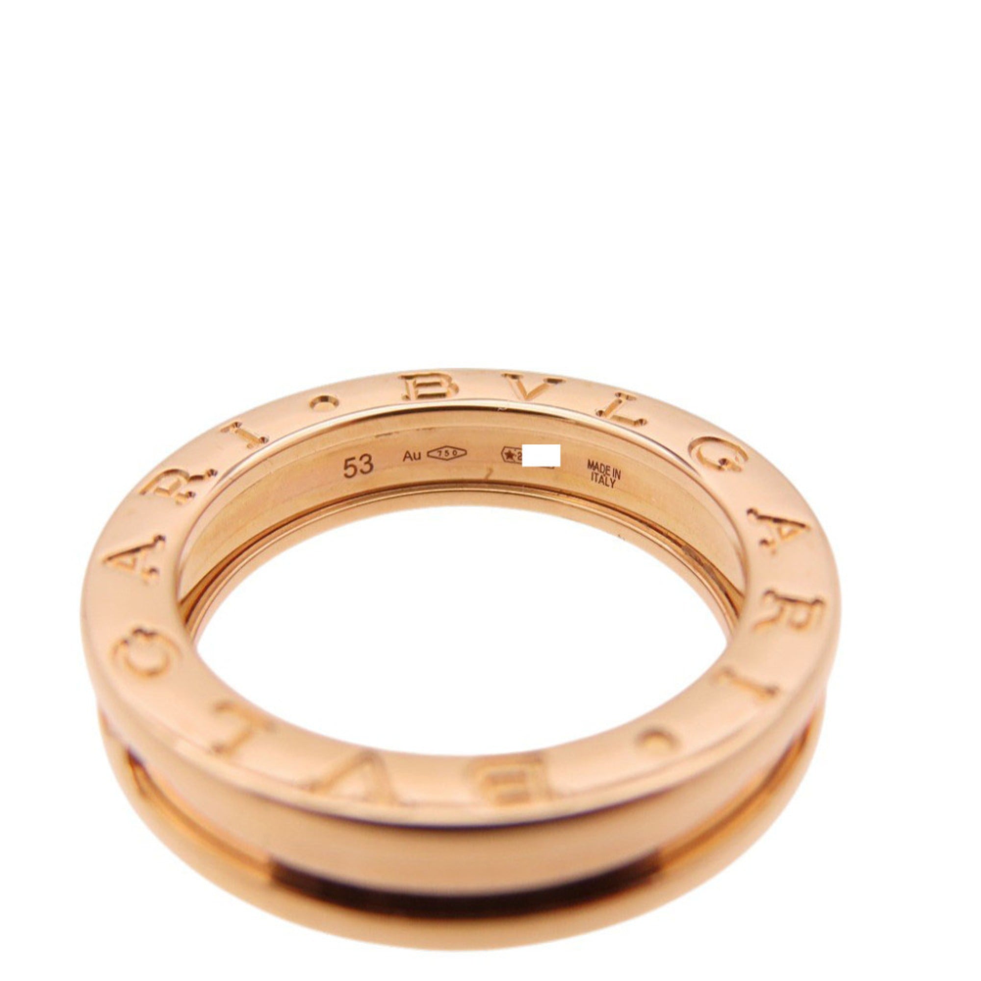 Bvlgari B.Zero1 Pink Gold Pink Gold (18K) Band Ring (Pre-Owned)