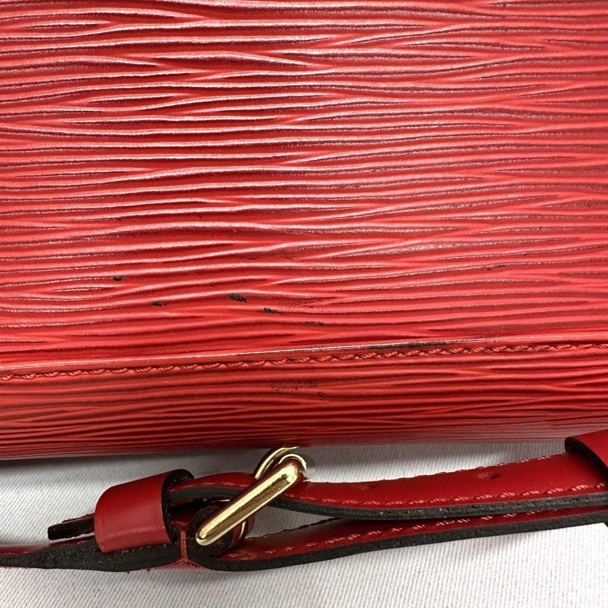 Louis Vuitton Epi Castilian Red Leather Backpack (Pre-Owned)