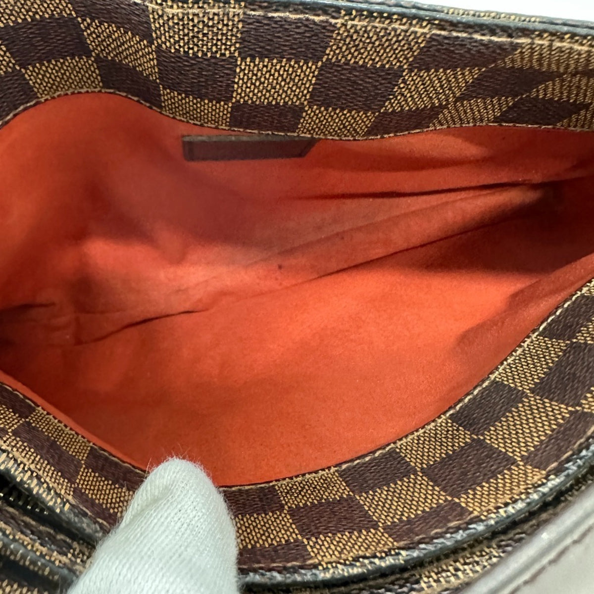 Louis Vuitton Damier Brown Ebene Damier Canvas Shoulder Bag (Pre-Owned)