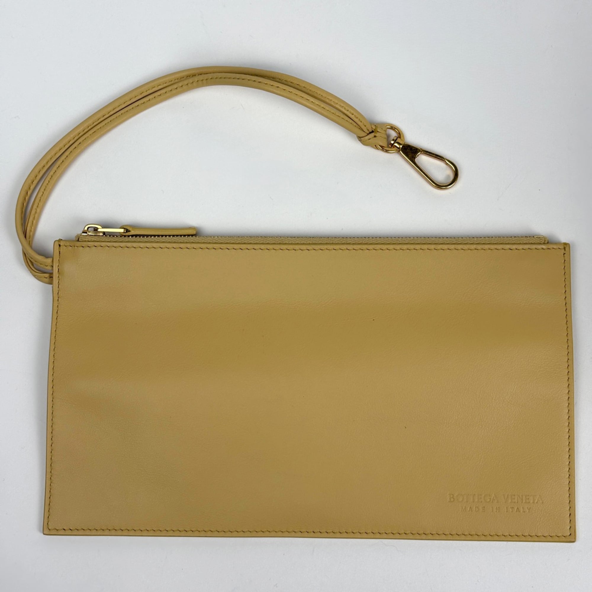 Bottega Veneta Intrecciato Yellow Leather Tote Bag (Pre-Owned)