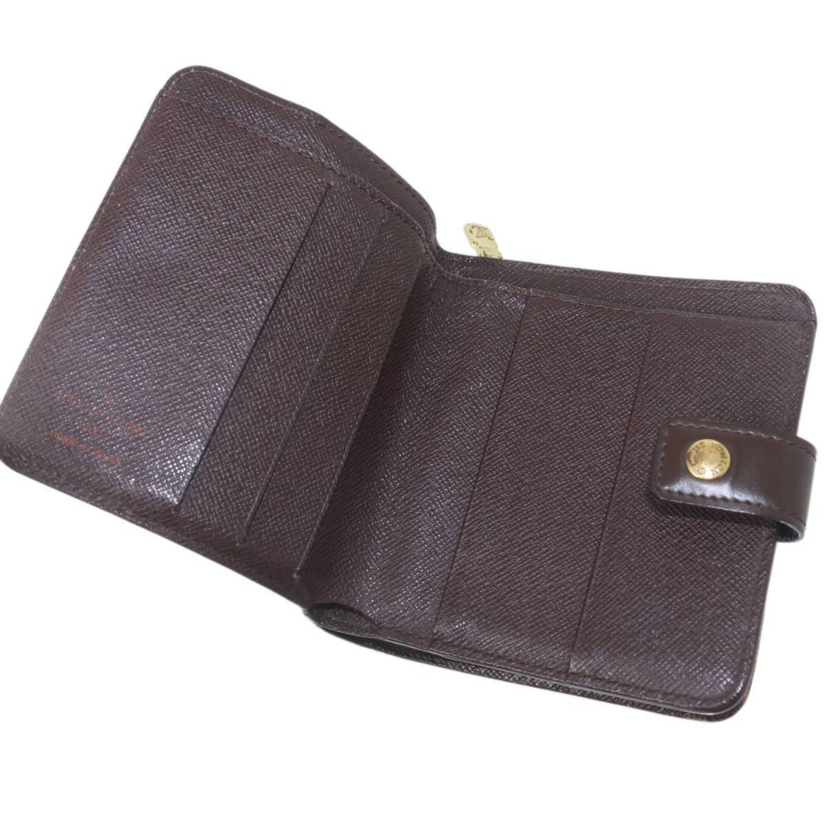 Louis Vuitton Damier Damier Canvas Ebene Wallet (Bi-Fold) (Pre-Owned)