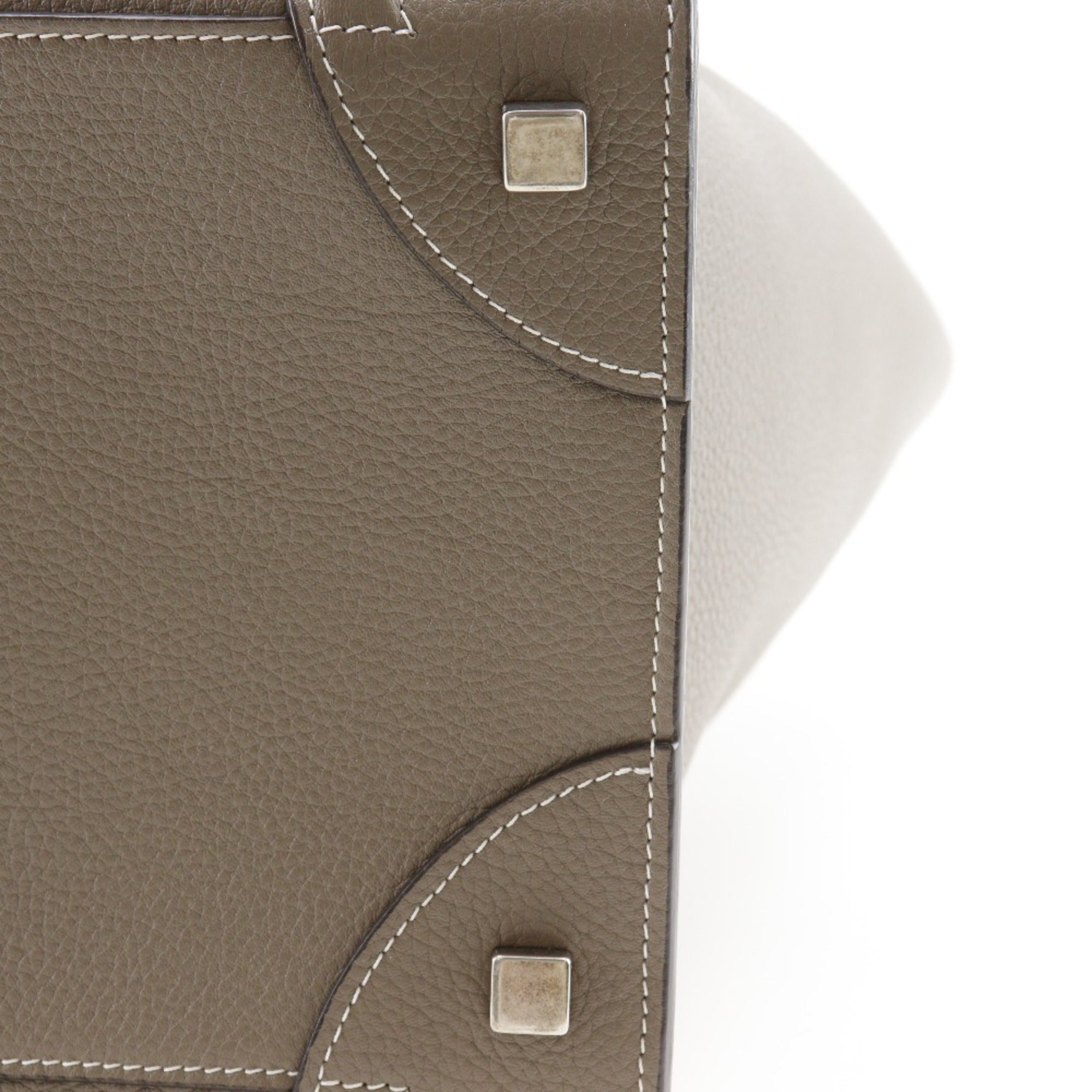 Celine Gray Leather Handbag (Pre-Owned)