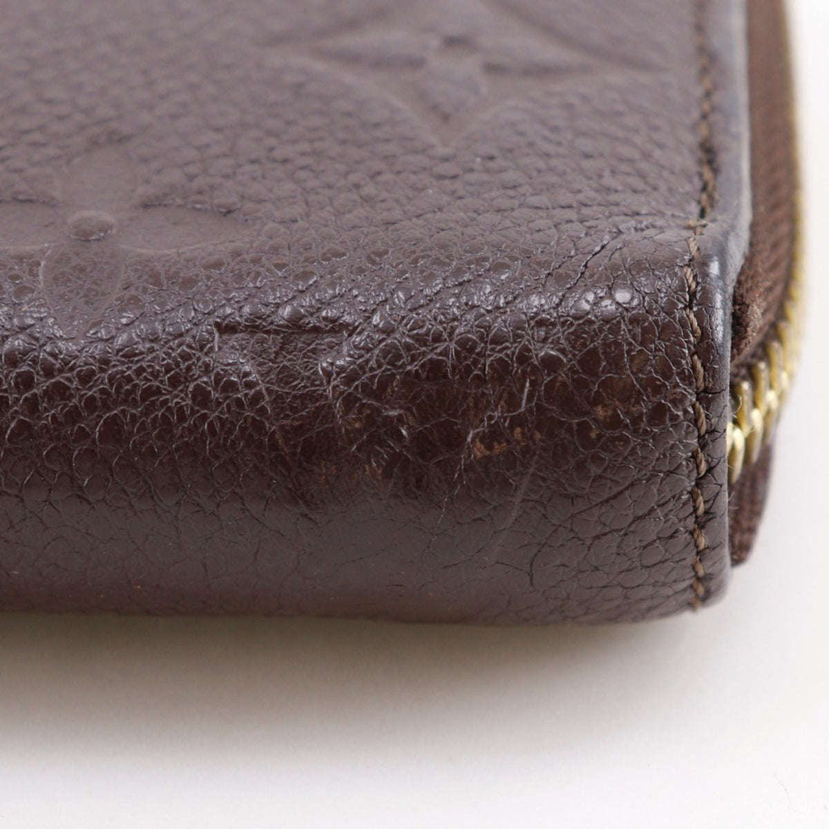 Louis Vuitton Monogram Empreinte Brown Ombre Monogram Empreinte Long Wallet (Bi-Fold) (Pre-Owned)