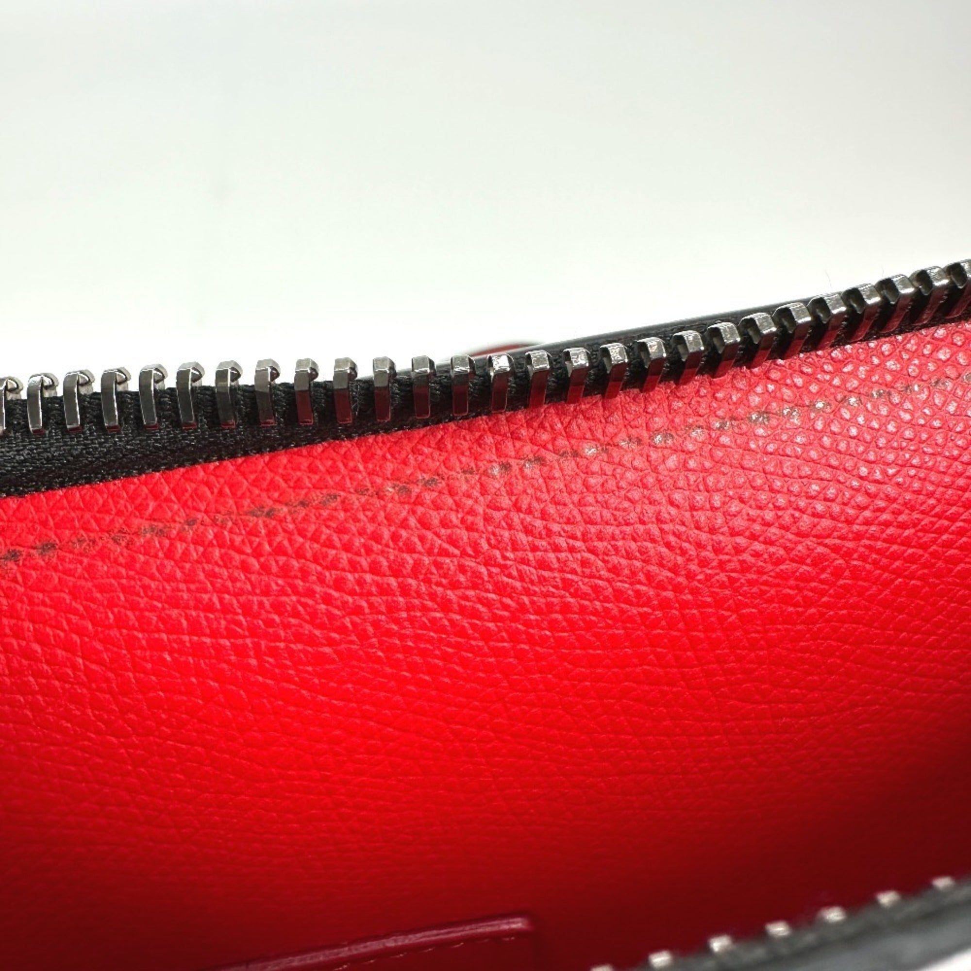 Christian Louboutin Khaki Leather Clutch Bag Shoulder Bag (Pre-Owned)