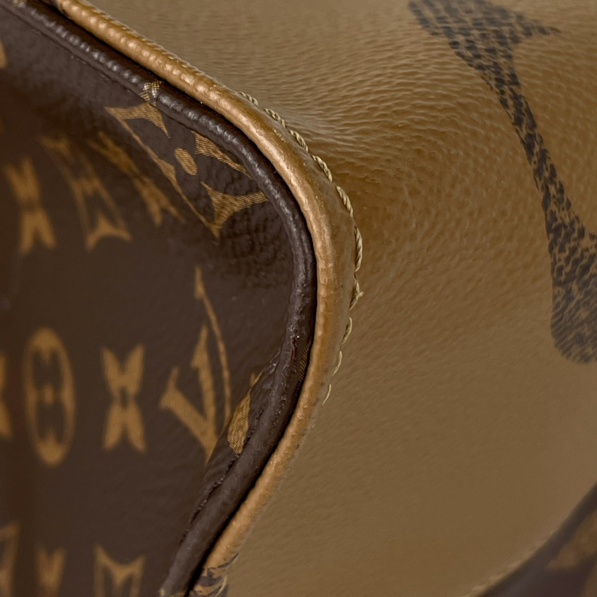 Louis Vuitton Brown Monogram Reverse Shoulder Bag Tote Bag (Pre-Owned)