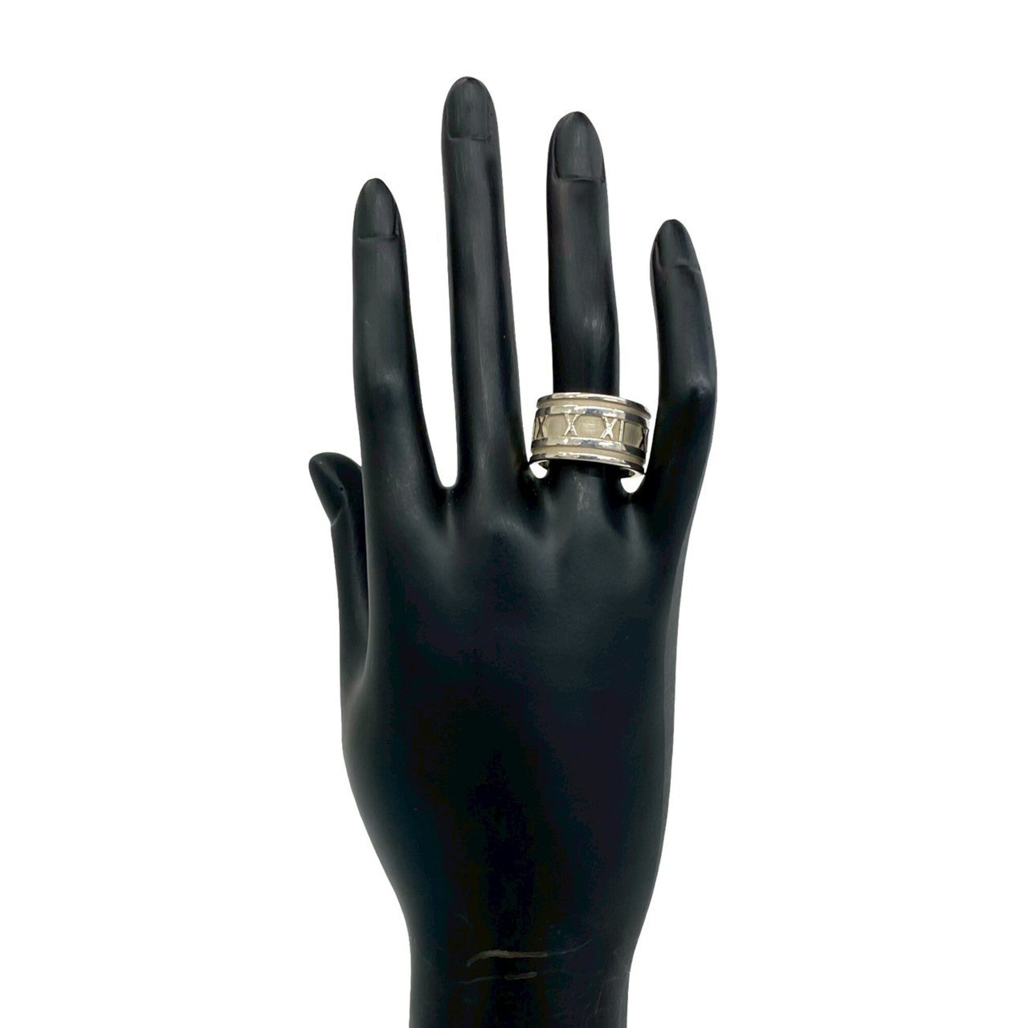 Tiffany Silver Silver 925 Band Ring (Pre-Owned)