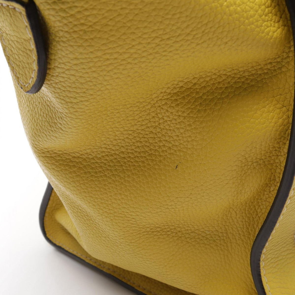 Celine Yellow Leather Handbag (Pre-Owned)