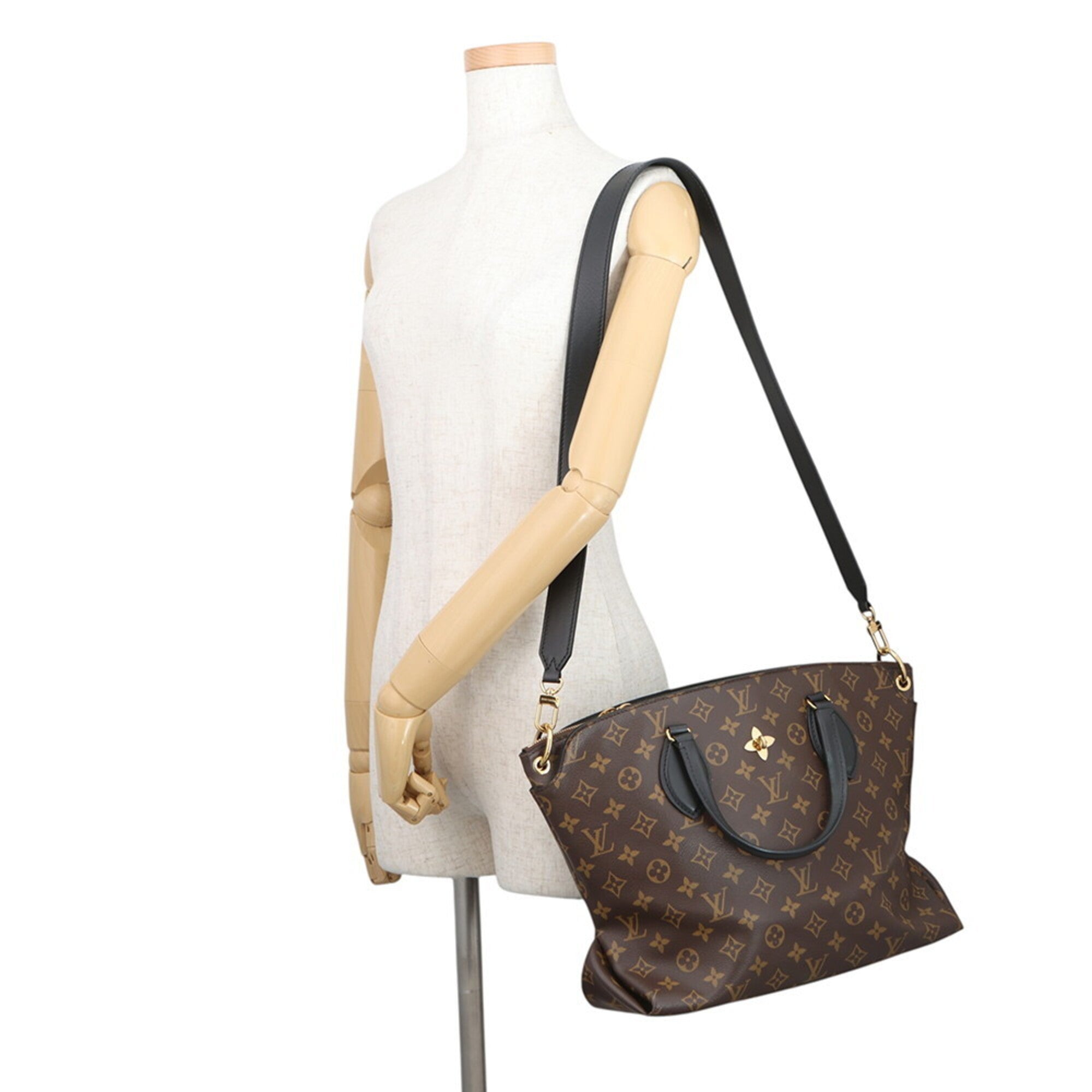Louis Vuitton Monogram Noir Monogram Handbag Shoulder Bag Tote Bag (Pre-Owned)