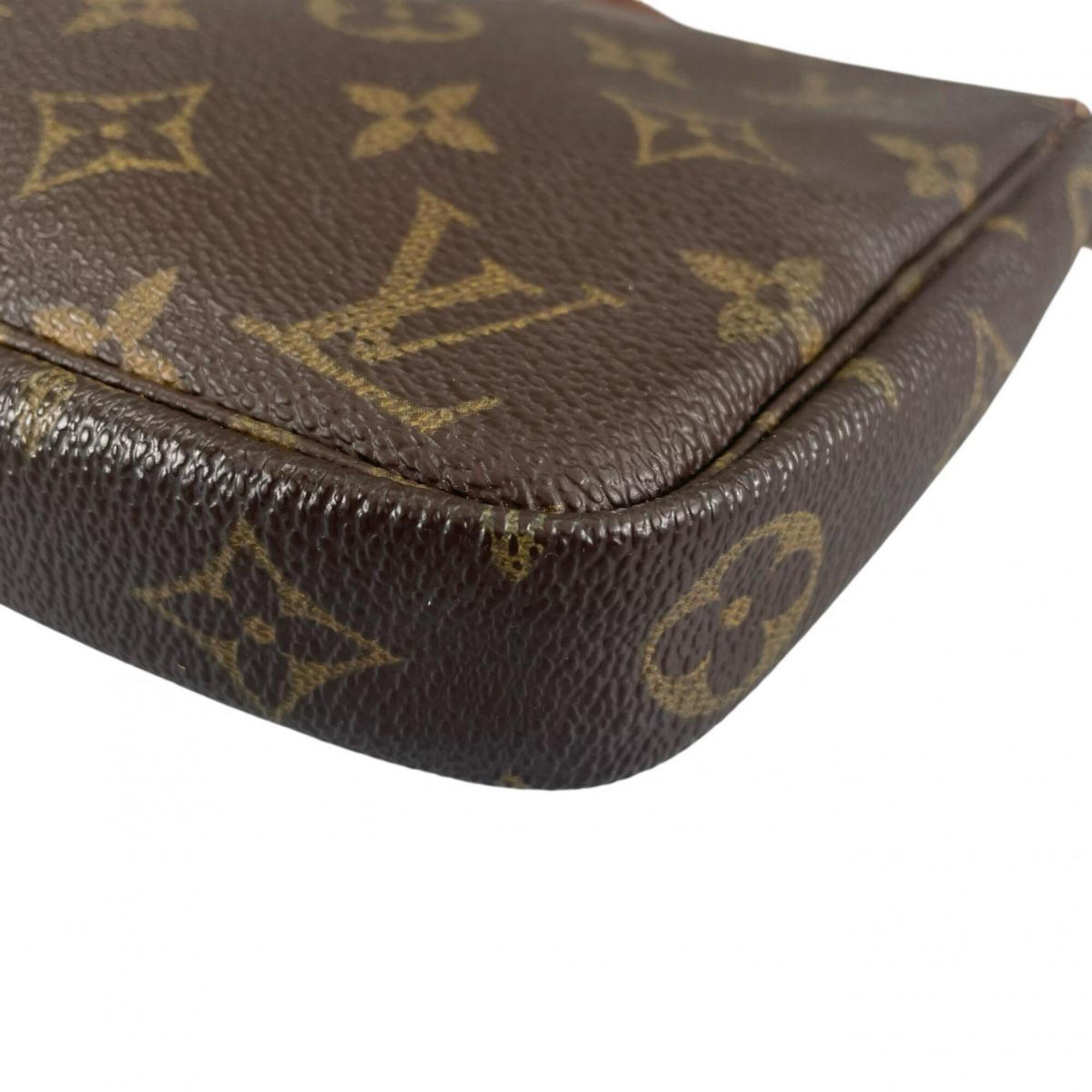 Louis Vuitton Brown Galle Monogram Or Monogram Handbag Pochette (Pre-Owned)