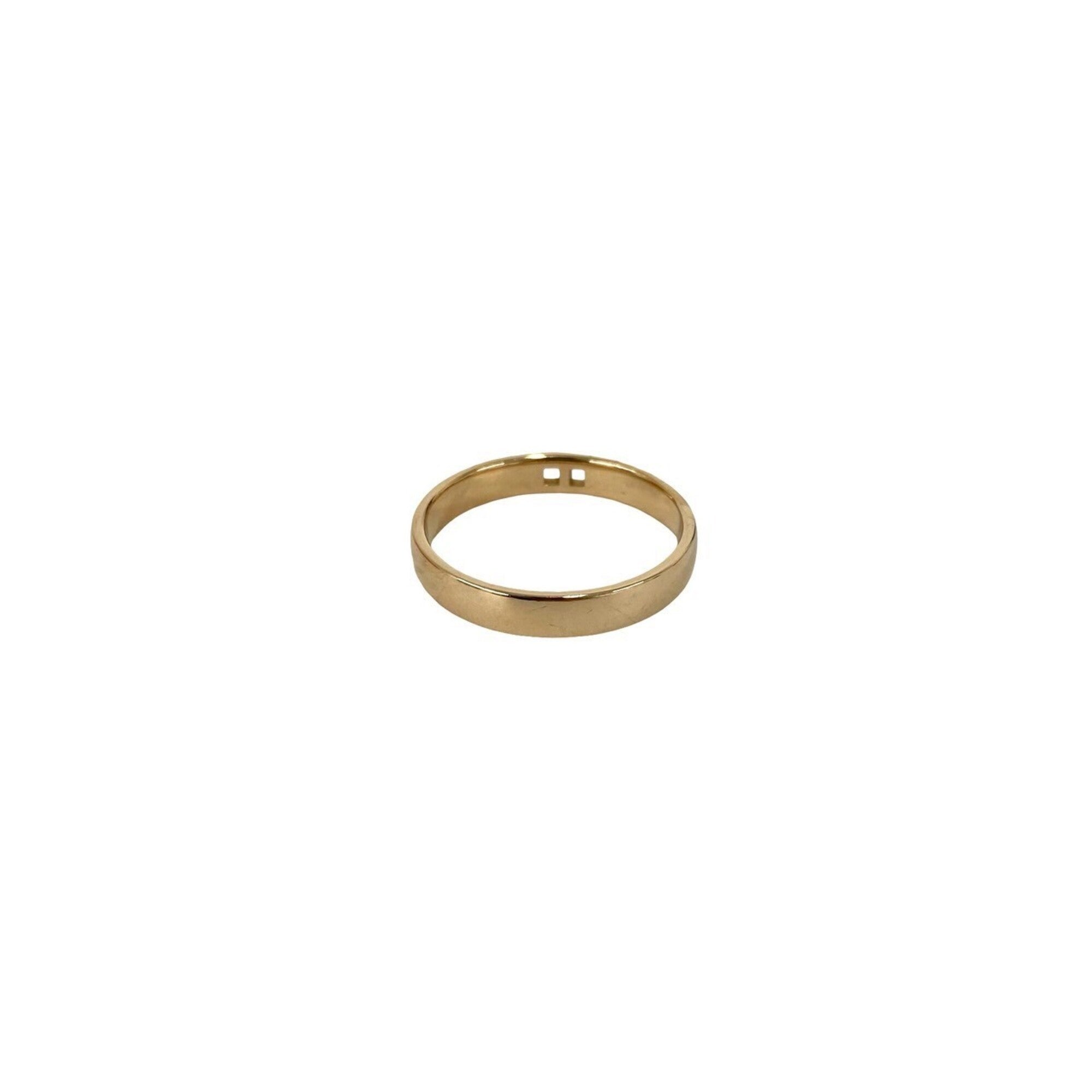 Hermes Gold Pink Gold (18K) Band Ring (Pre-Owned)
