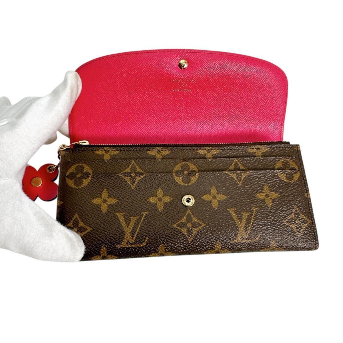 Louis Vuitton Monogram Brown Monogram Canvas Long Wallet (Bi-Fold) (Pre-Owned)
