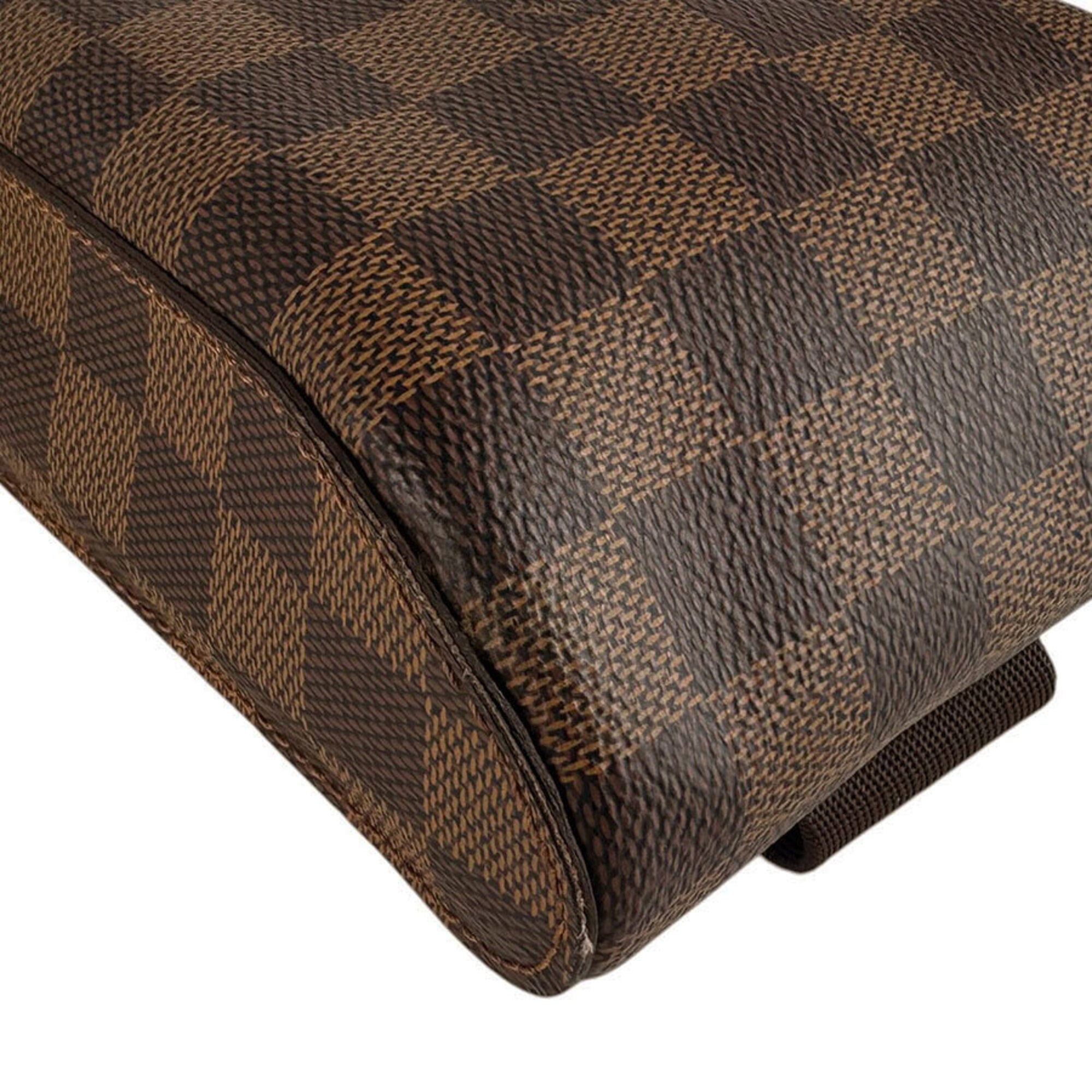 Louis Vuitton Damier Canvas Ebene Damier Canvas Shoulder Bag (Pre-Owned)