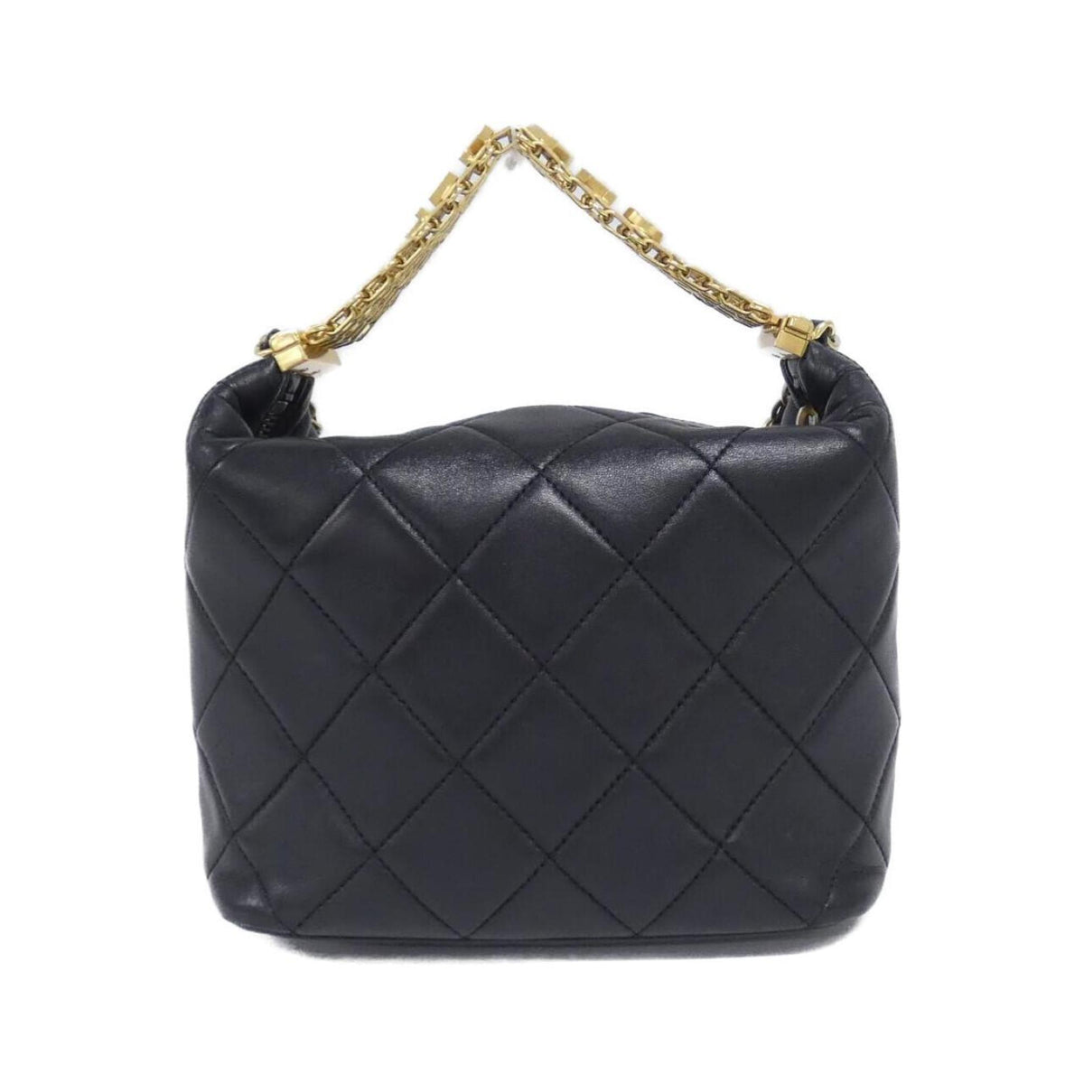 Chanel Black Leather Shoulder Bag (Pre-Owned)