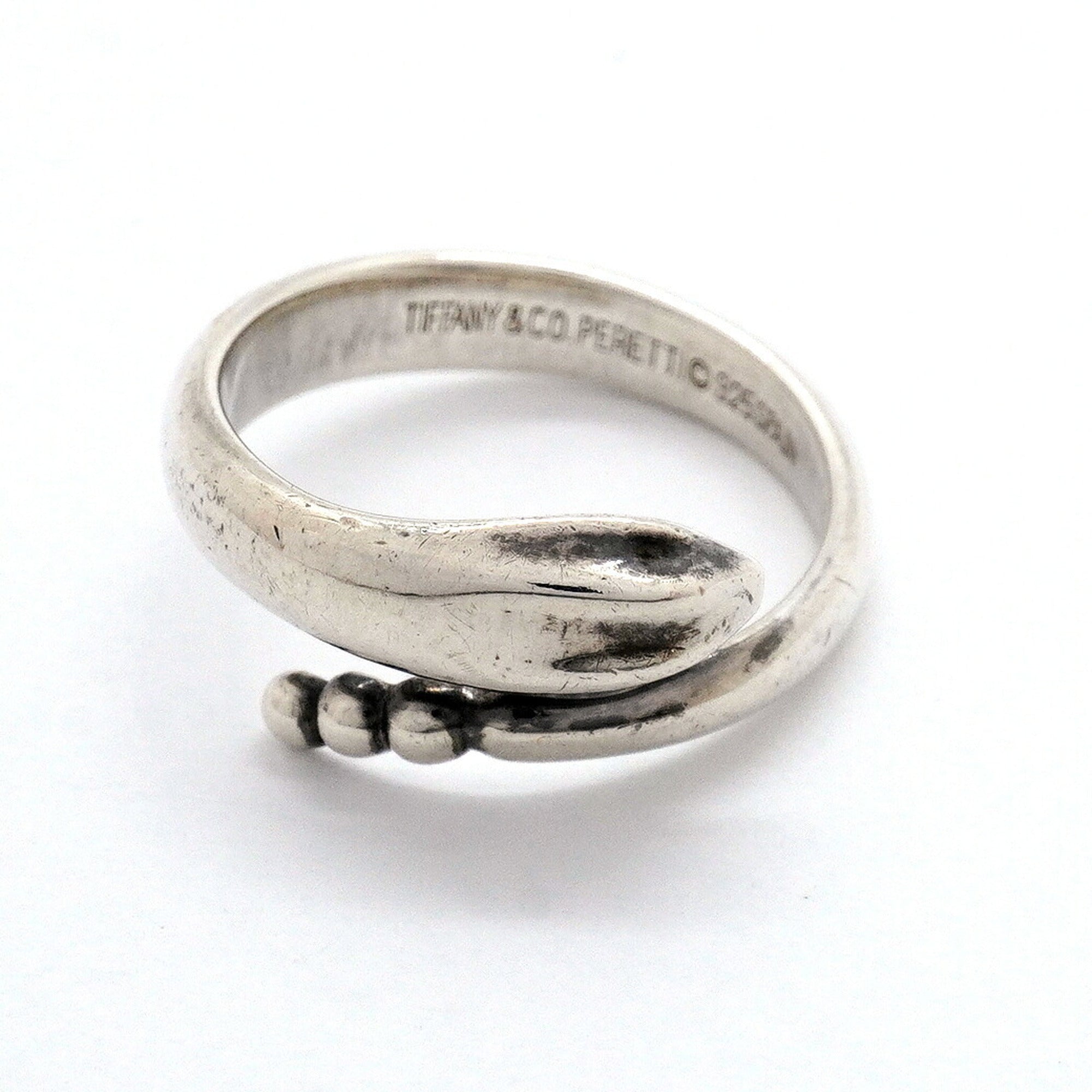 Tiffany Silver 925 Band Ring (Pre-Owned)