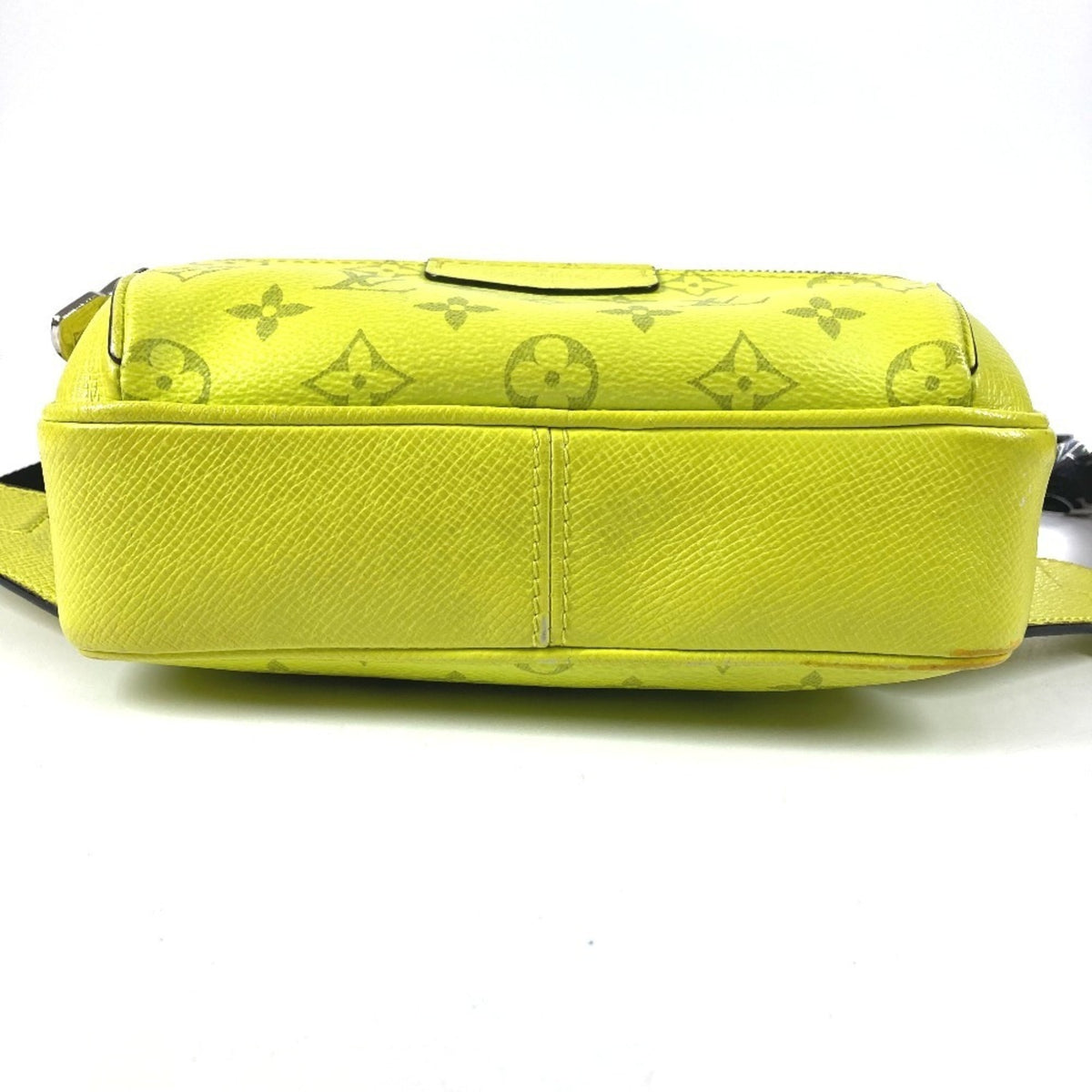 Louis Vuitton Yellow Taigarama Monogram Canvas Shoulder Bag Sling Bag (Pre-Owned)