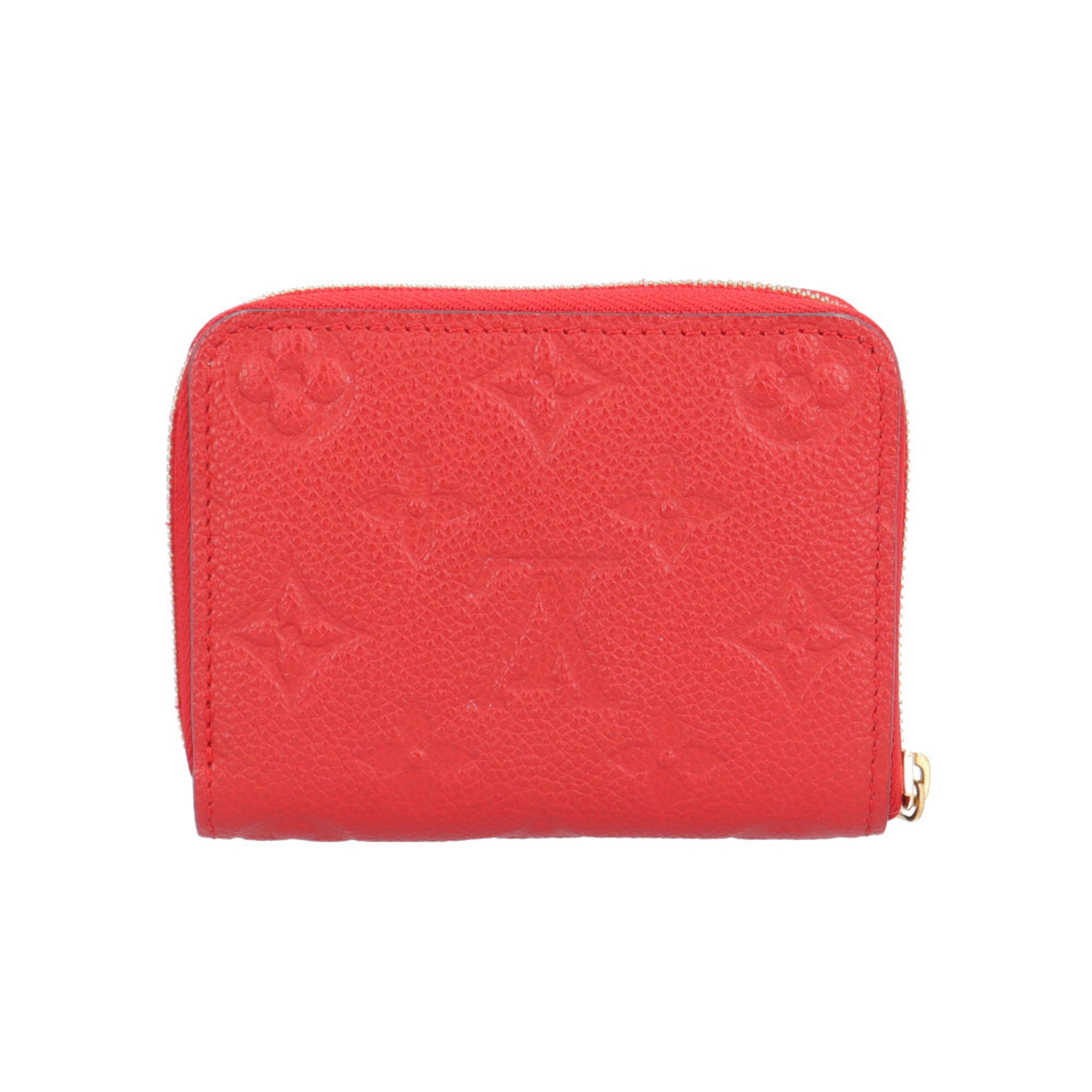 Louis Vuitton Monogram Empreinte Cerise Red Color Monogram Empreinte Coin Purse/Coin Case (Pre-Owned)