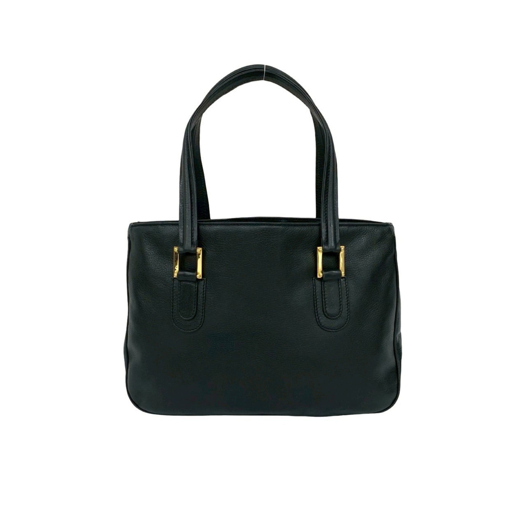 Loewe Black Leather Handbag Tote Bag (Pre-Owned)