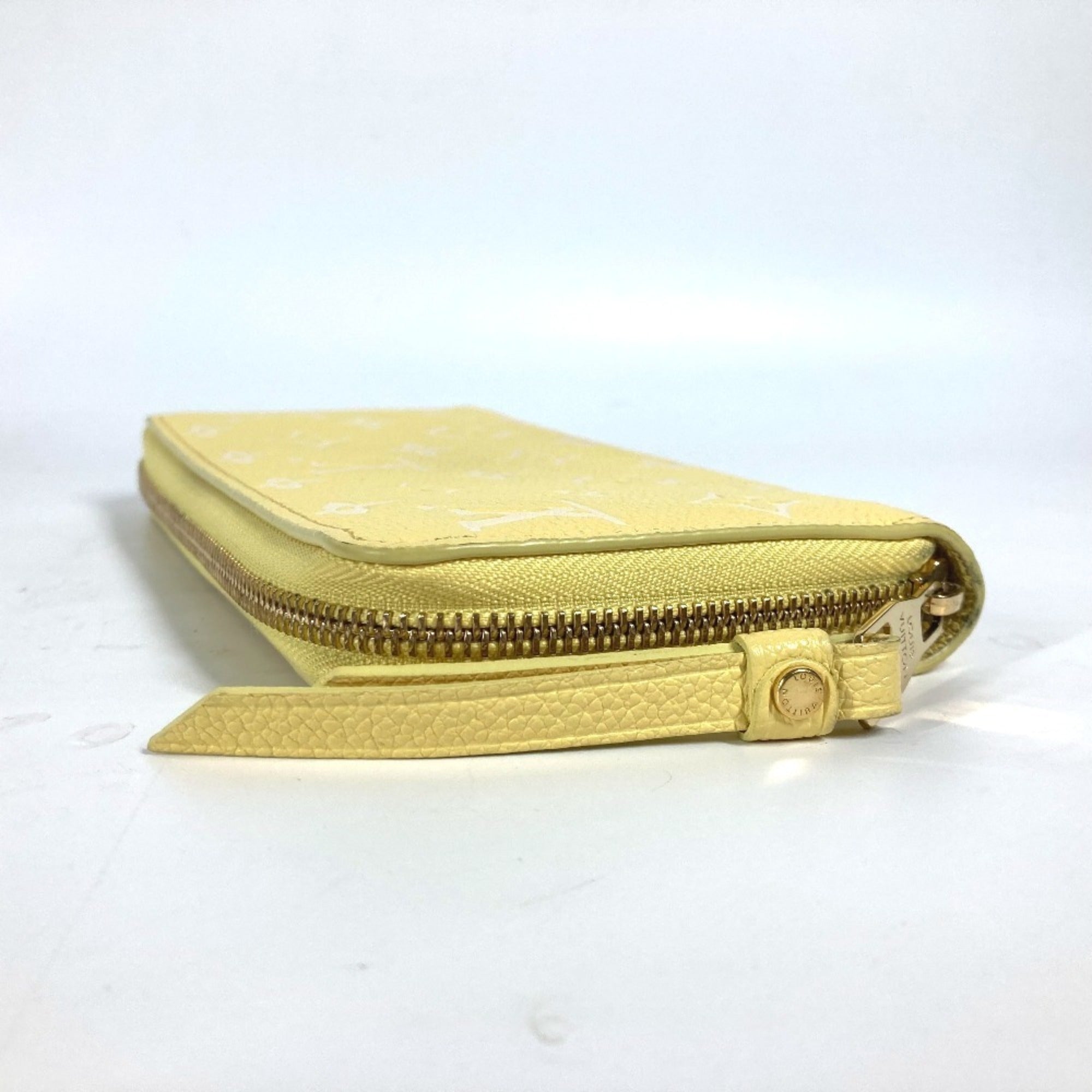 Louis Vuitton Yellow Monogram Empreinte Long Wallet (Bi-Fold) (Pre-Owned)