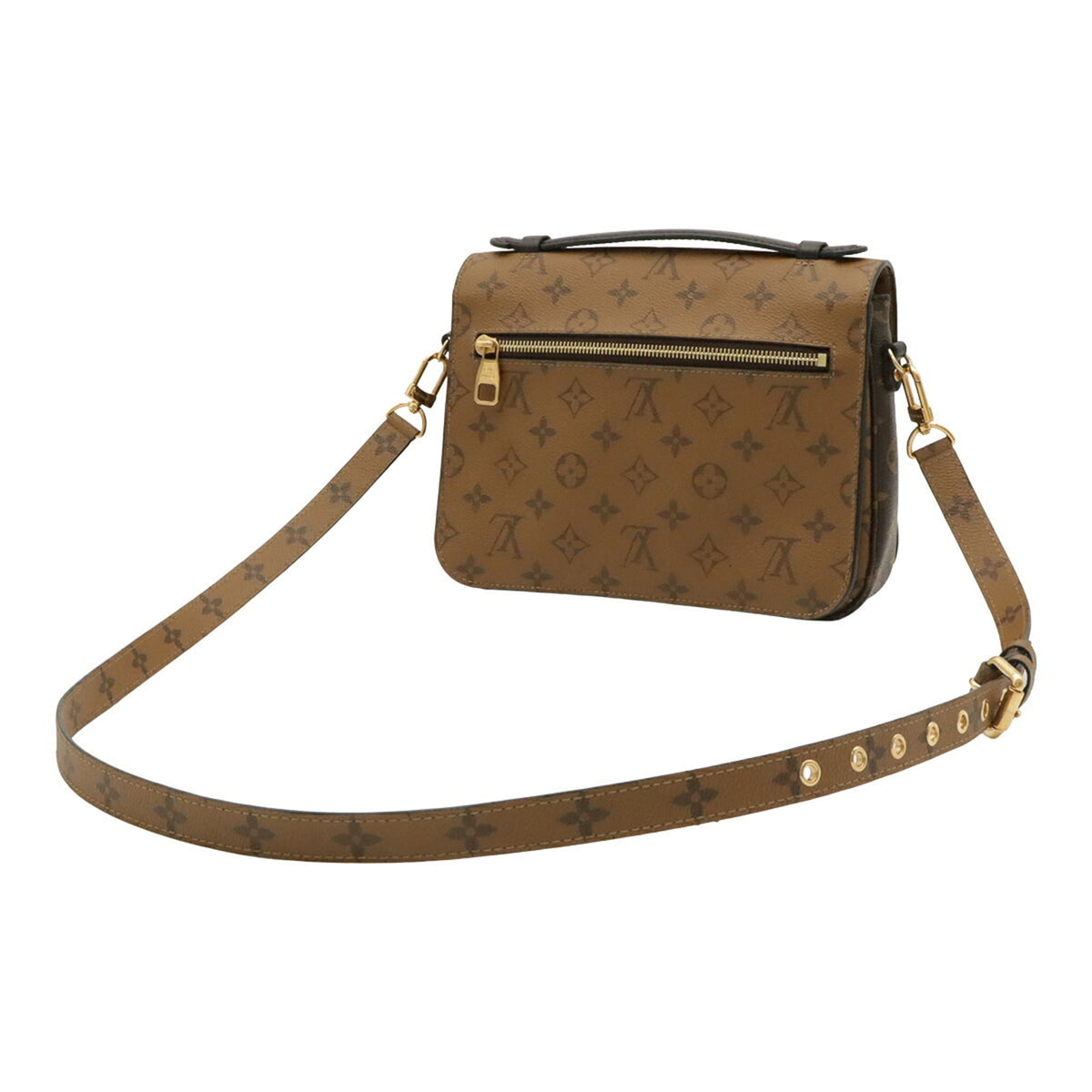 Louis Vuitton Dark Brown Light Brown Monogram Monogram Handbag Pochette Shoulder Bag (Pre-Owned)