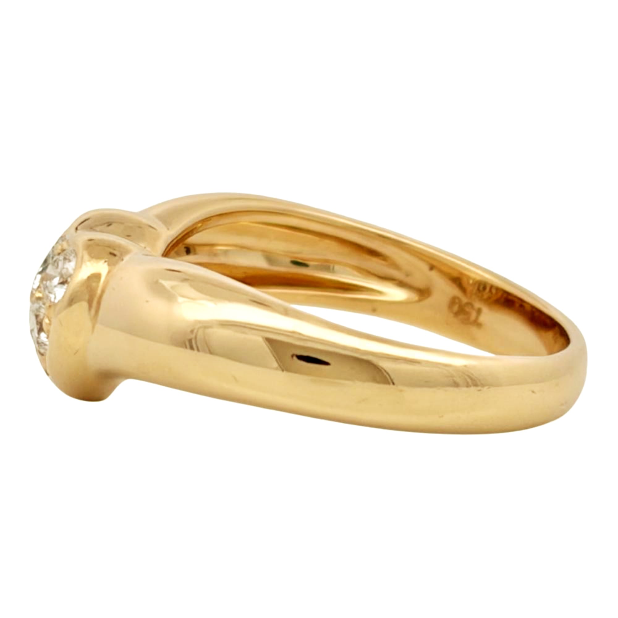 Tiffany Heart Yellow Gold (18K) Band Ring (Pre-Owned)