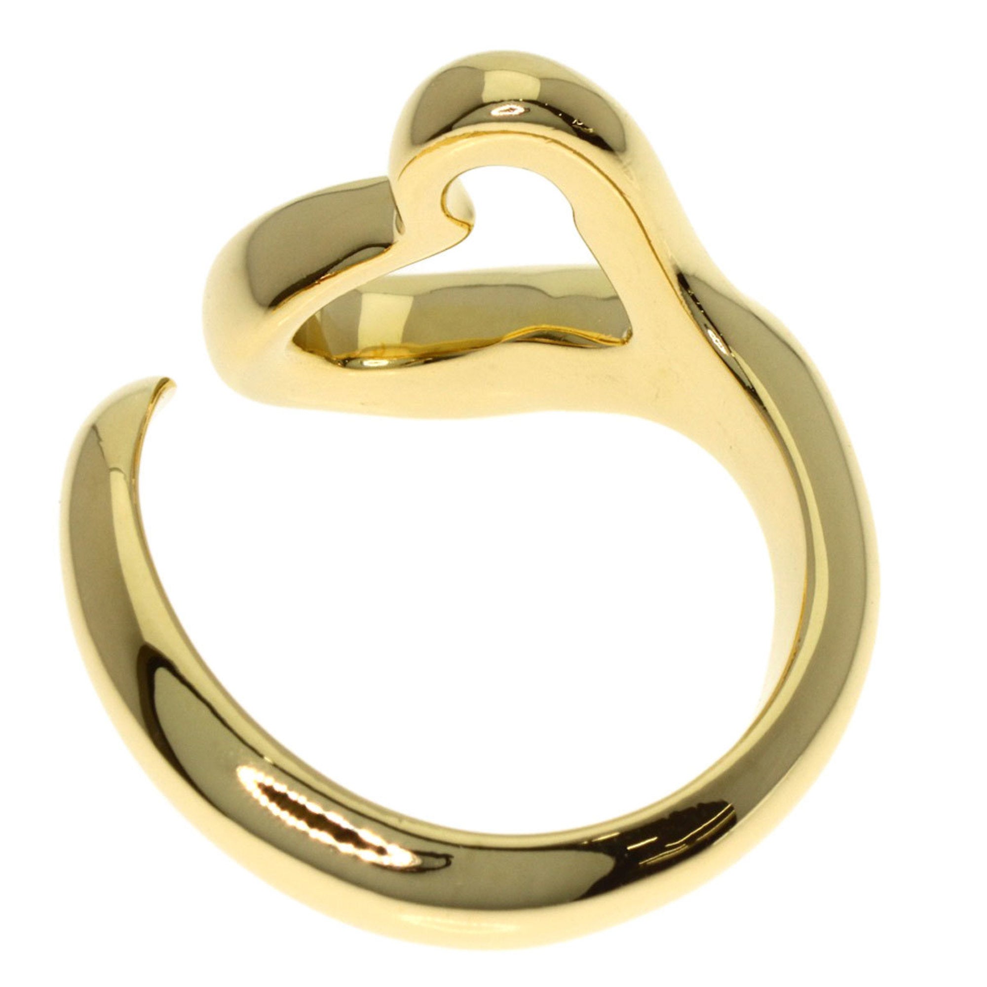 Tiffany Open Heart Yellow Gold (18K) Band Ring (Pre-Owned)
