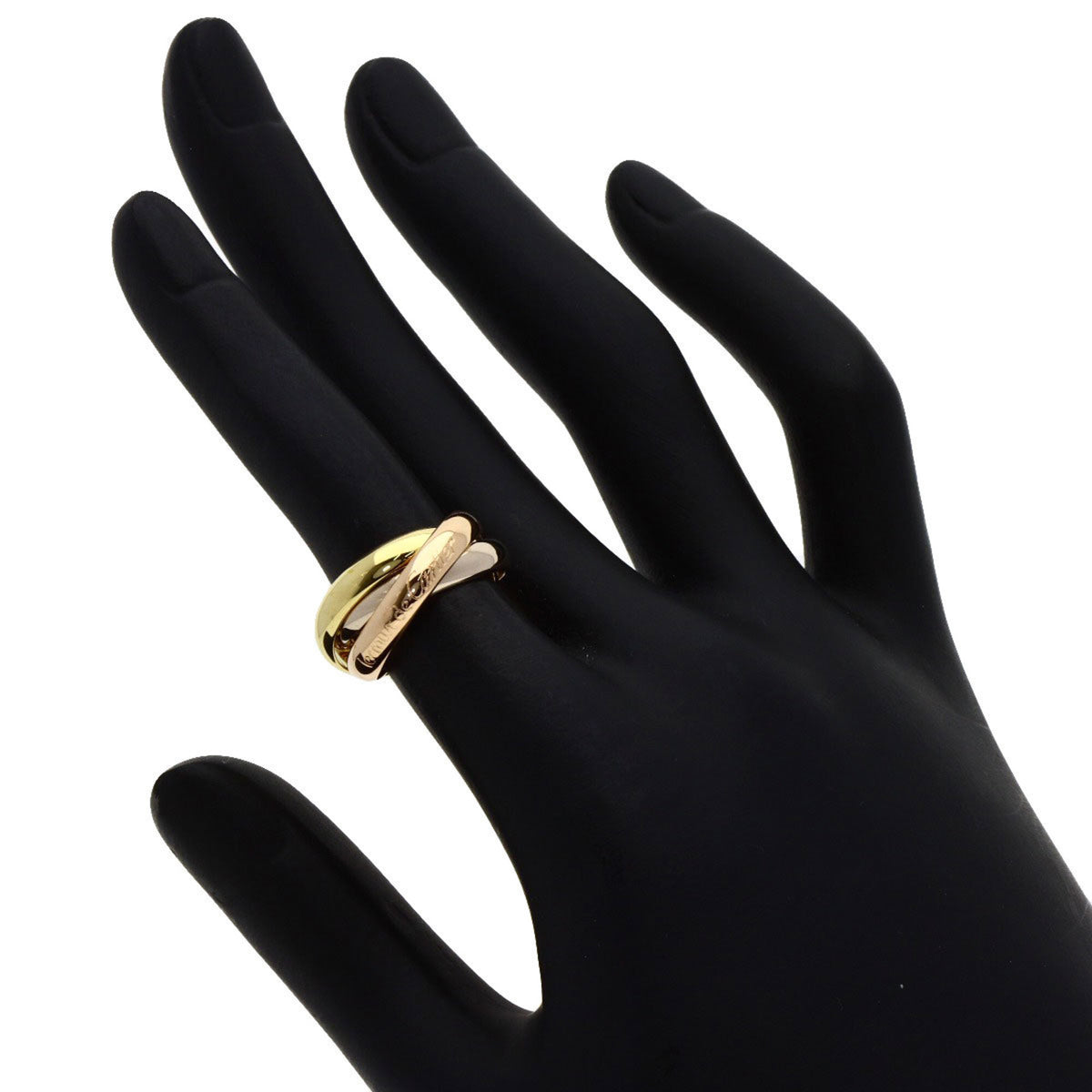 Cartier Trinity Yellow Gold (18K) Pink Gold (18K) White Gold (18K) Band Ring (Pre-Owned)