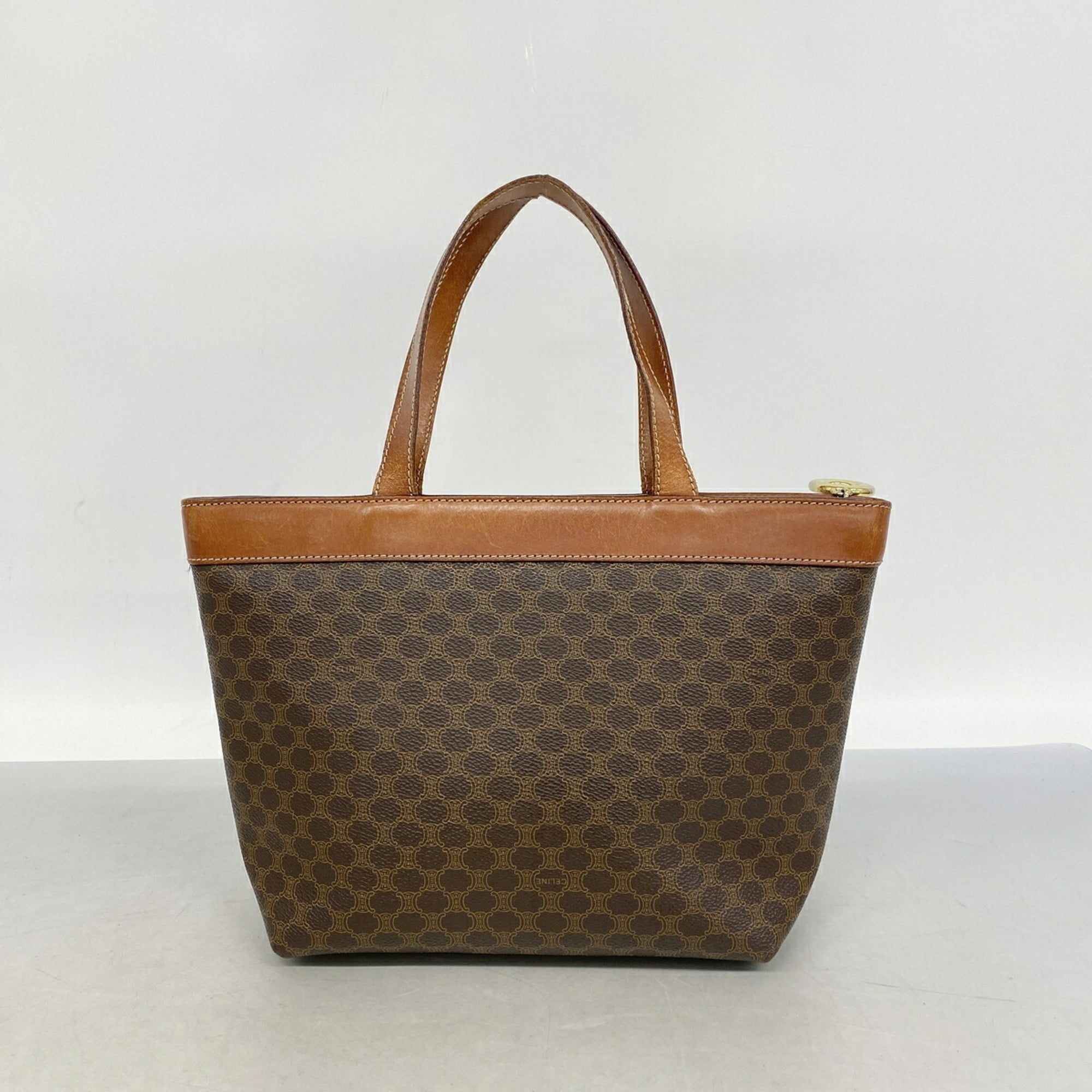 Celine Brown Pvc Handbag (Pre-Owned)