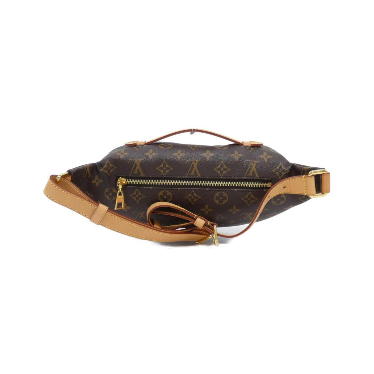 Louis Vuitton Marron Coated Canvas Shoulder Bag (Pre-Owned)