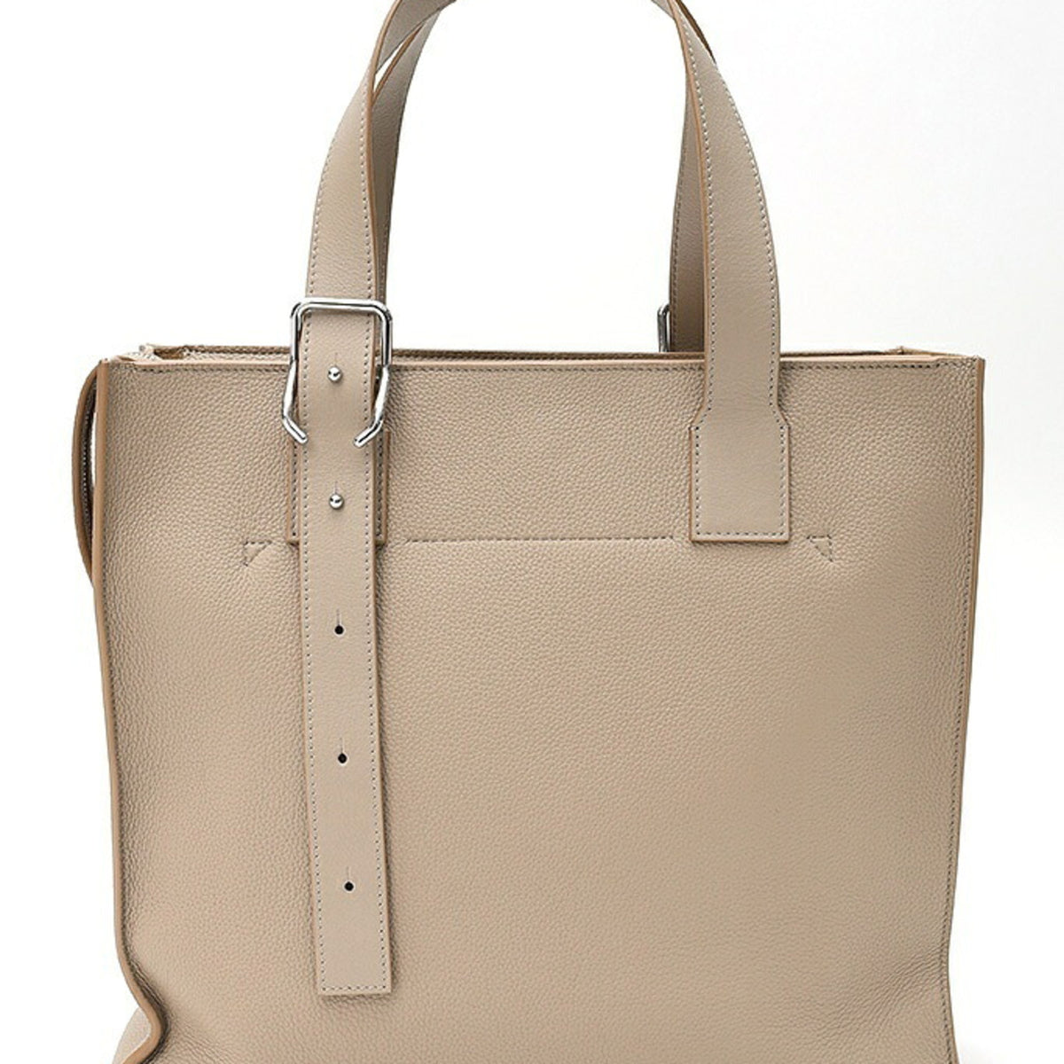Loewe Grayish Leather Tote Bag (Pre-Owned)