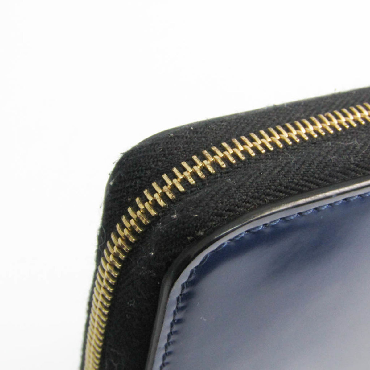 Celine Navy Leather Long Wallet (Bi-Fold) (Pre-Owned)