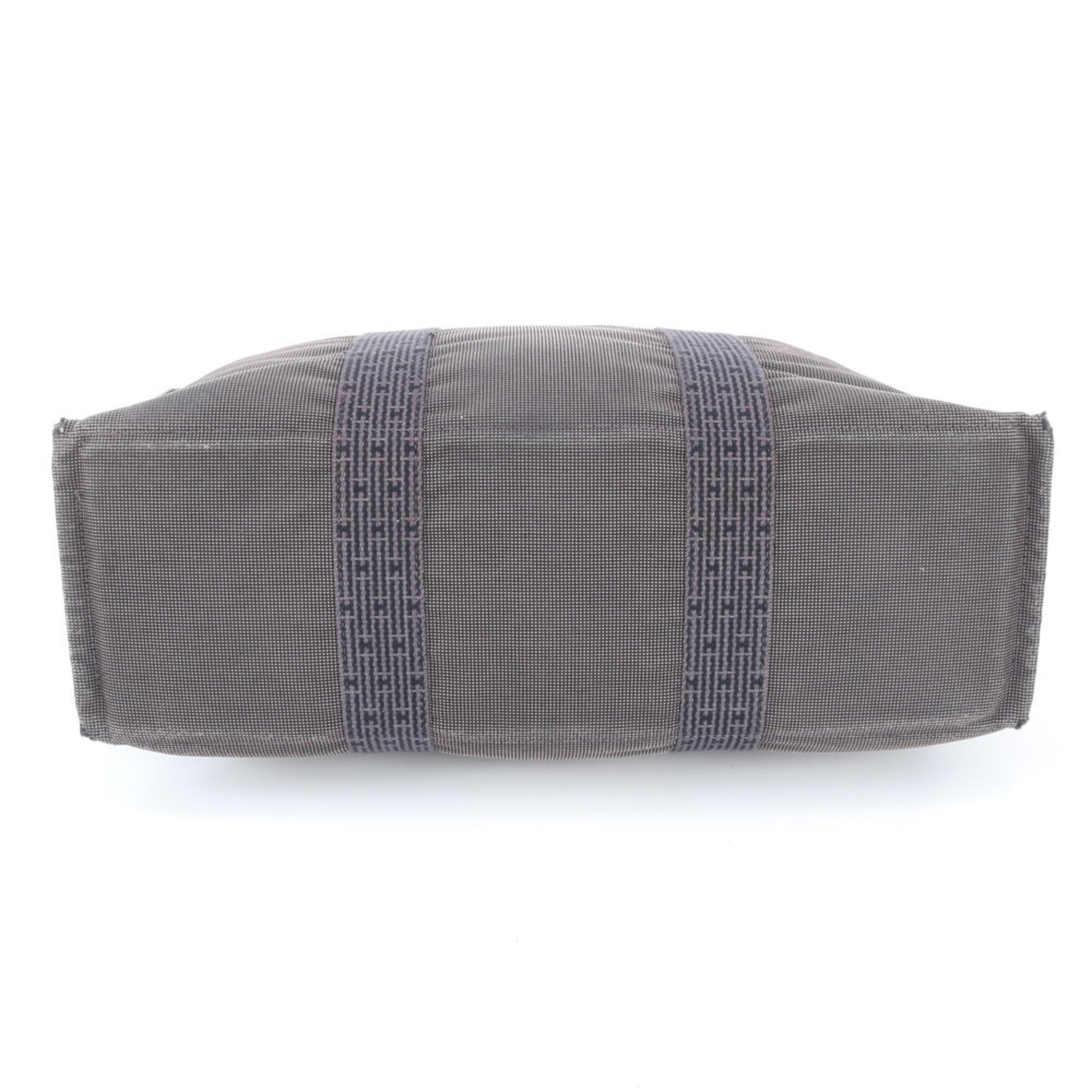 Hermes Gray Togo Leather Handbag Tote Bag (Pre-Owned)