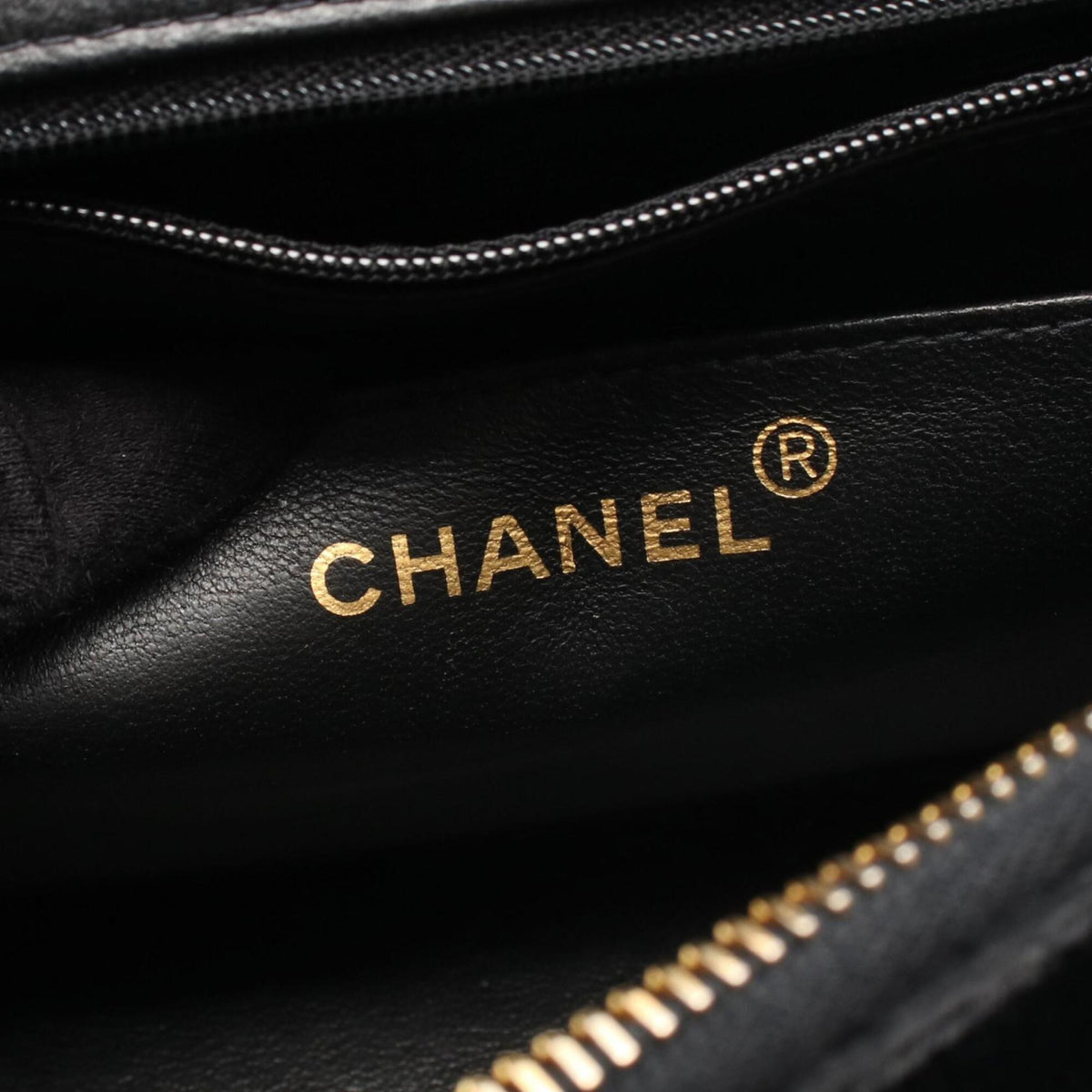 Chanel Black Fabric Backpack Handbag (Pre-Owned)