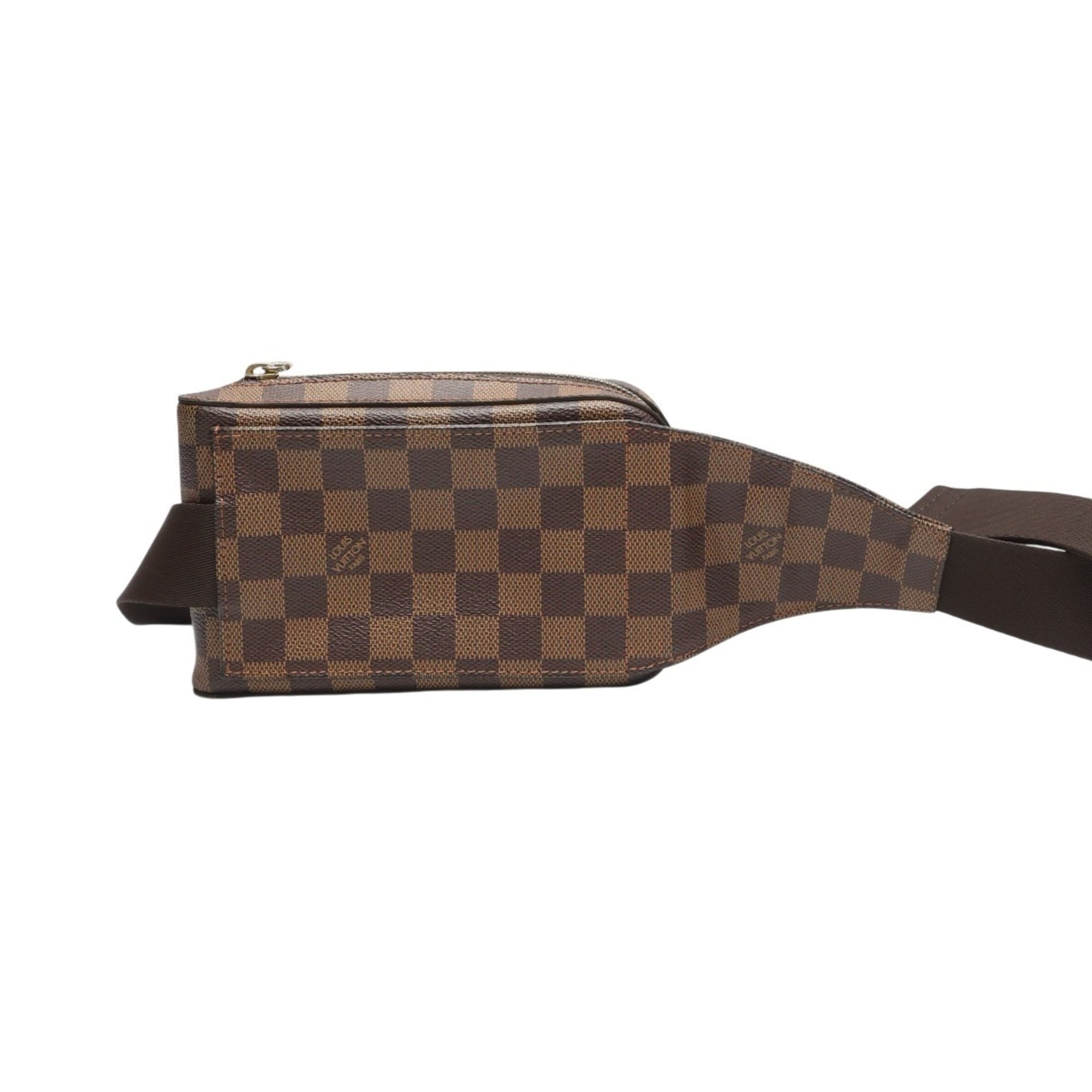 Louis Vuitton Brown Damier Canvas Ebene Damier Canvas Pouch Sling Bag (Pre-Owned)