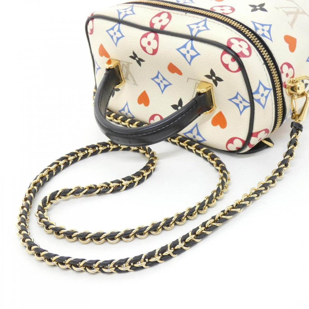 Louis Vuitton Blanc Coated Canvas Handbag (Pre-Owned)