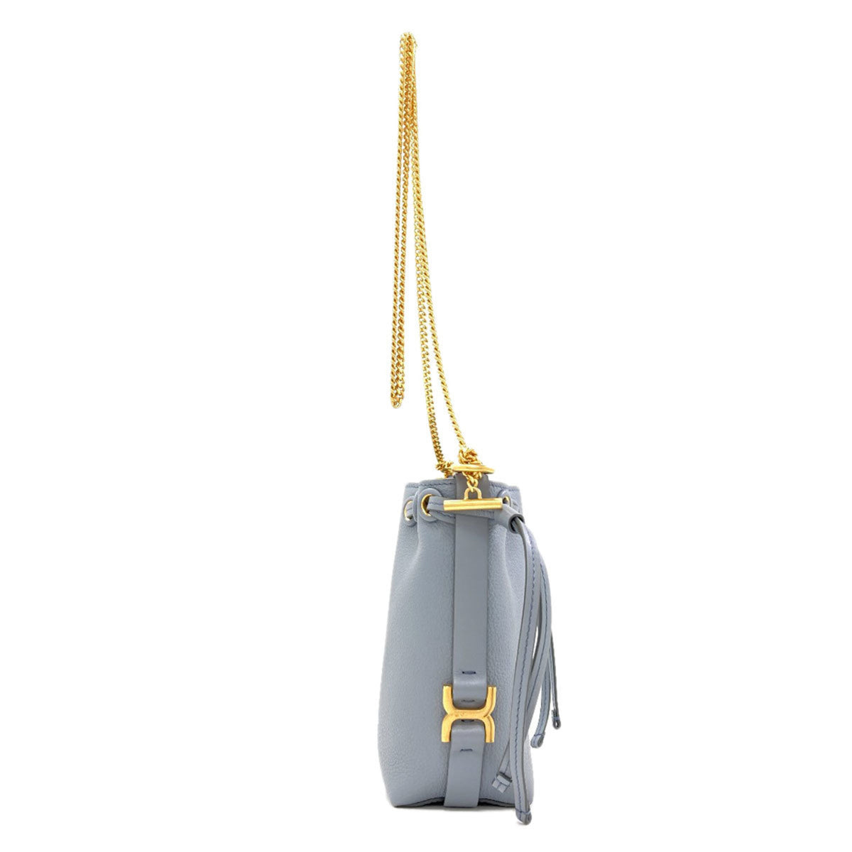 Chloé Light Blue Leather Shoulder Bag (Pre-Owned)