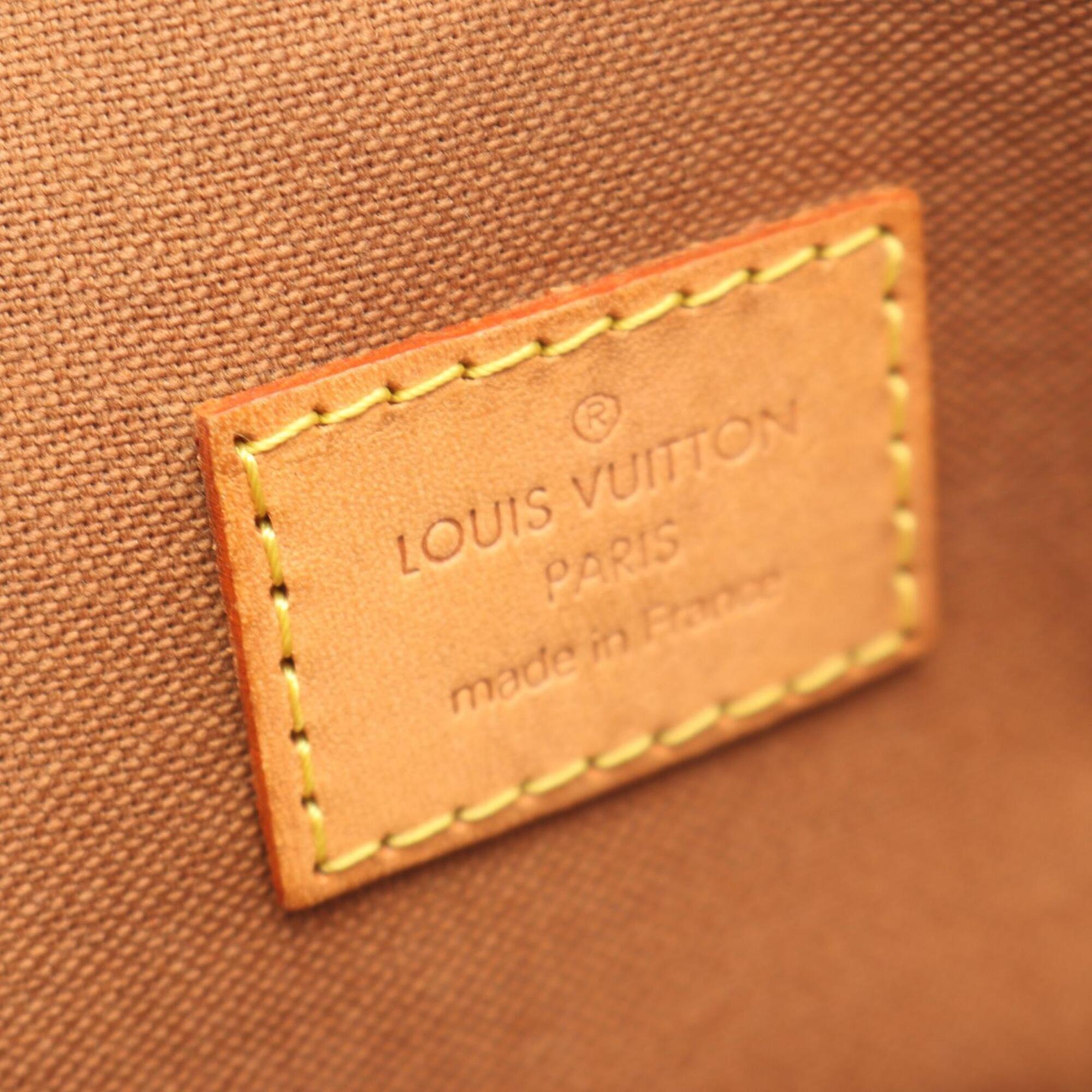 Louis Vuitton Brown Coated Canvas Pvc Leather Handbag (Pre-Owned)