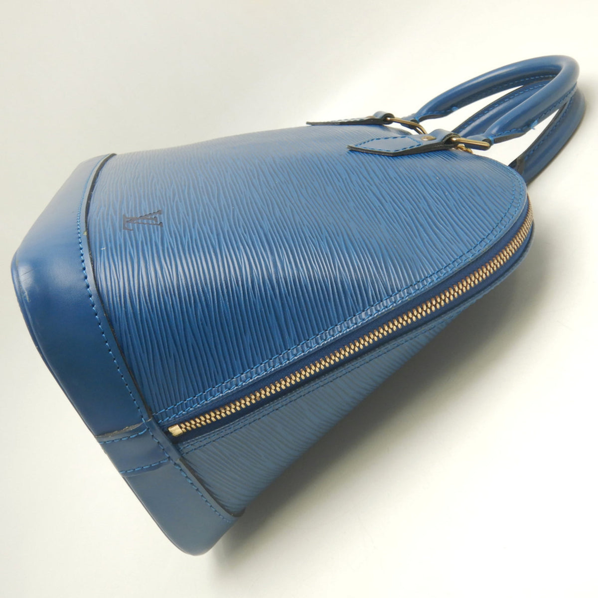 Louis Vuitton Toledo Blue Epi Leather Handbag (Pre-Owned)