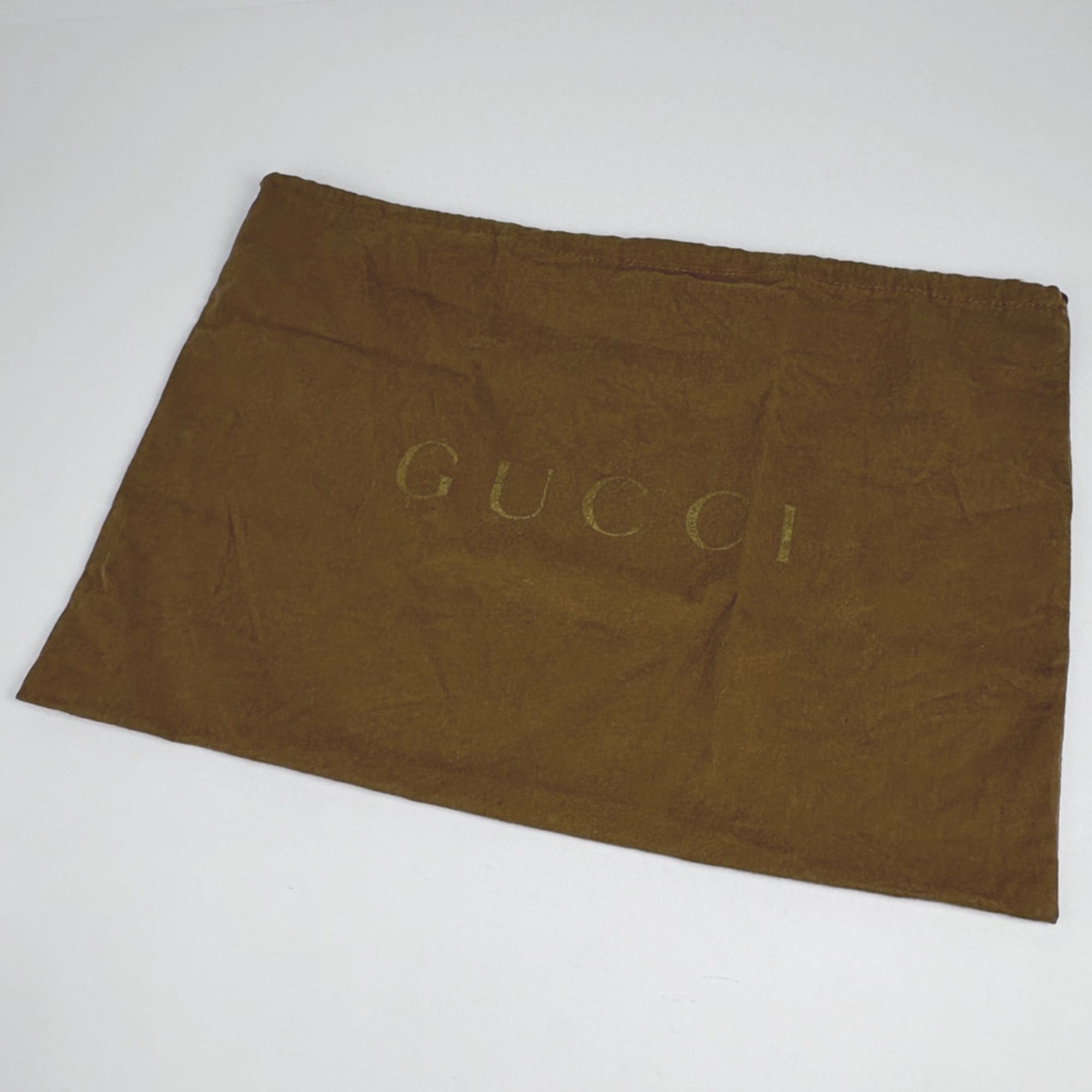 Gucci Beige Gg Canvas Leather Shoulder Bag (Pre-Owned)