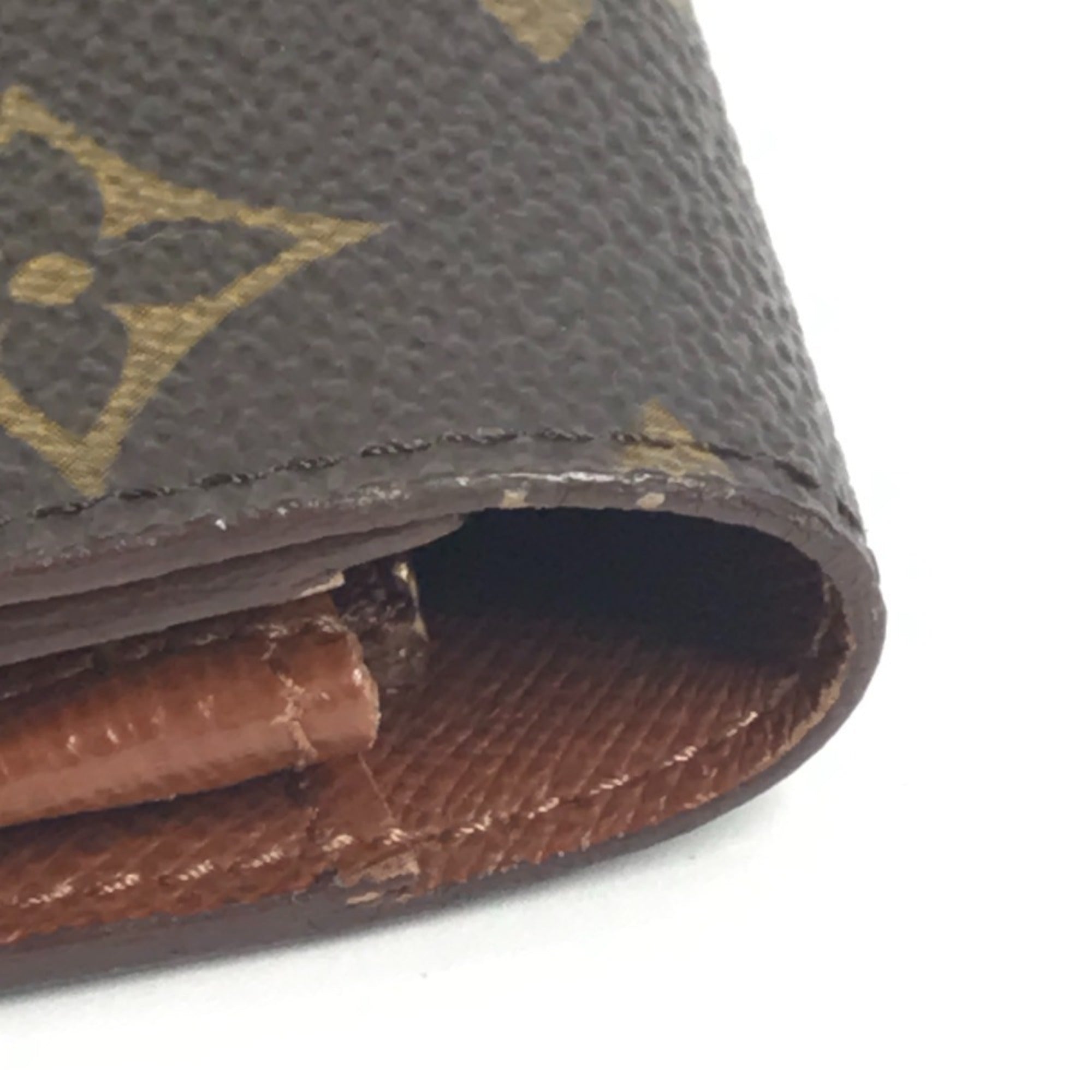 Louis Vuitton Monogram Brown Monogram Long Wallet (Bi-Fold) (Pre-Owned)