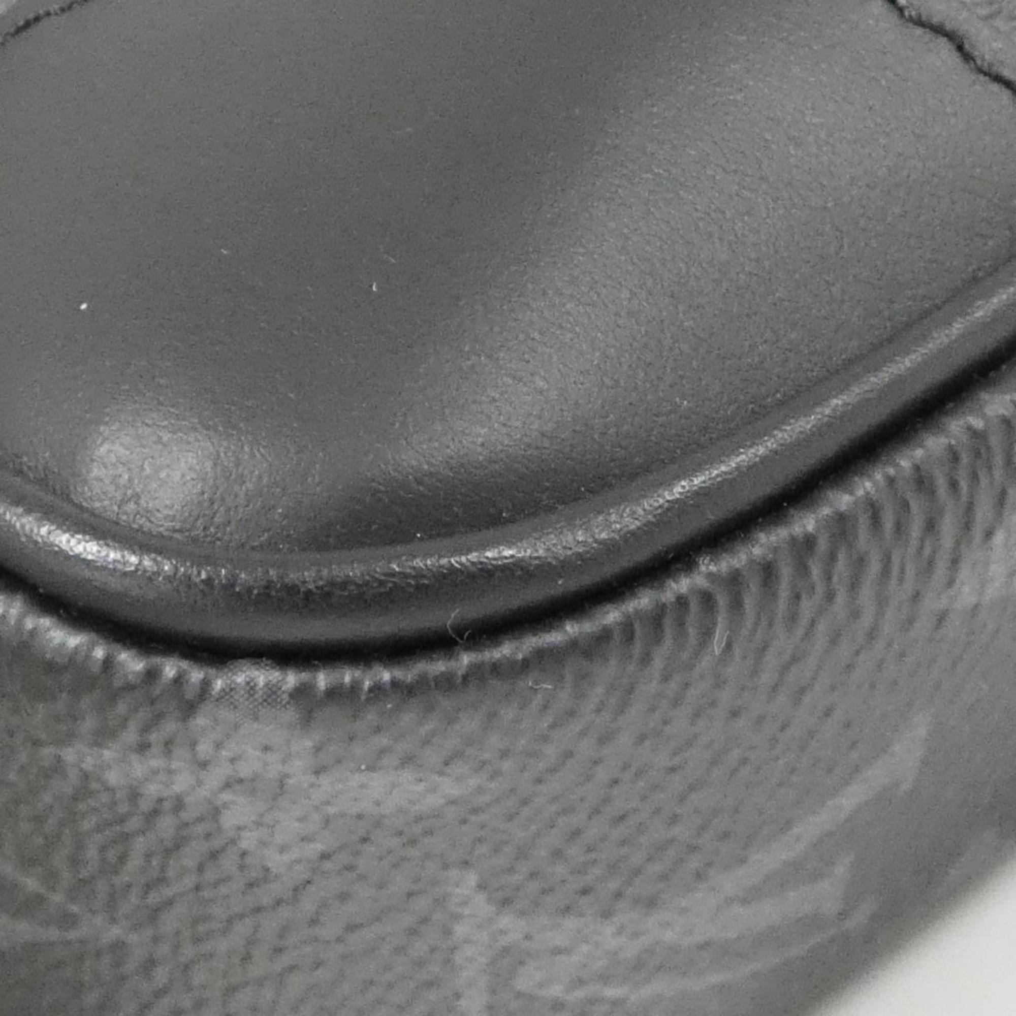 Louis Vuitton Black Coated Canvas Handbag (Pre-Owned)