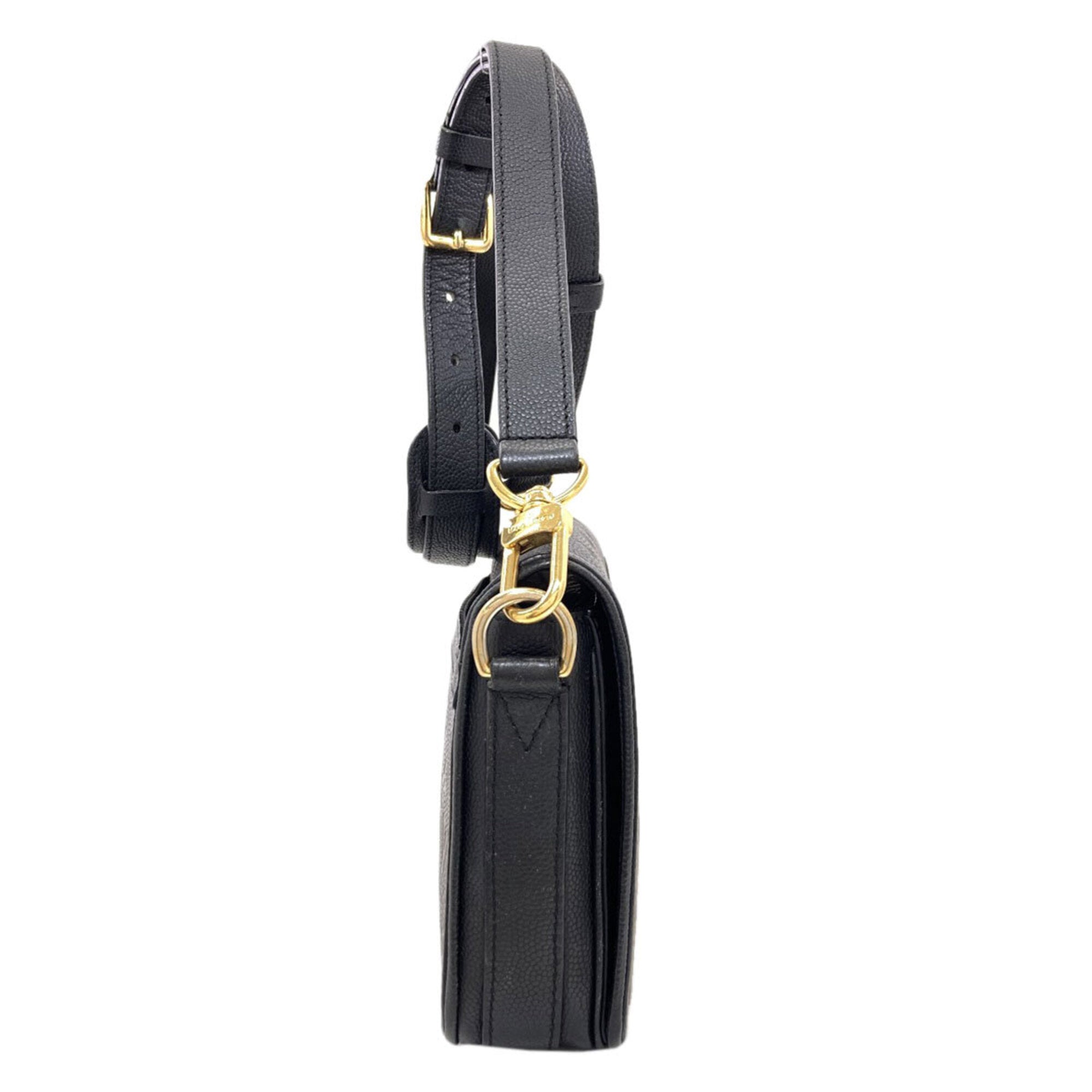 Louis Vuitton Empreinte Black Messenger Bag Shoulder Bag (Pre-Owned)