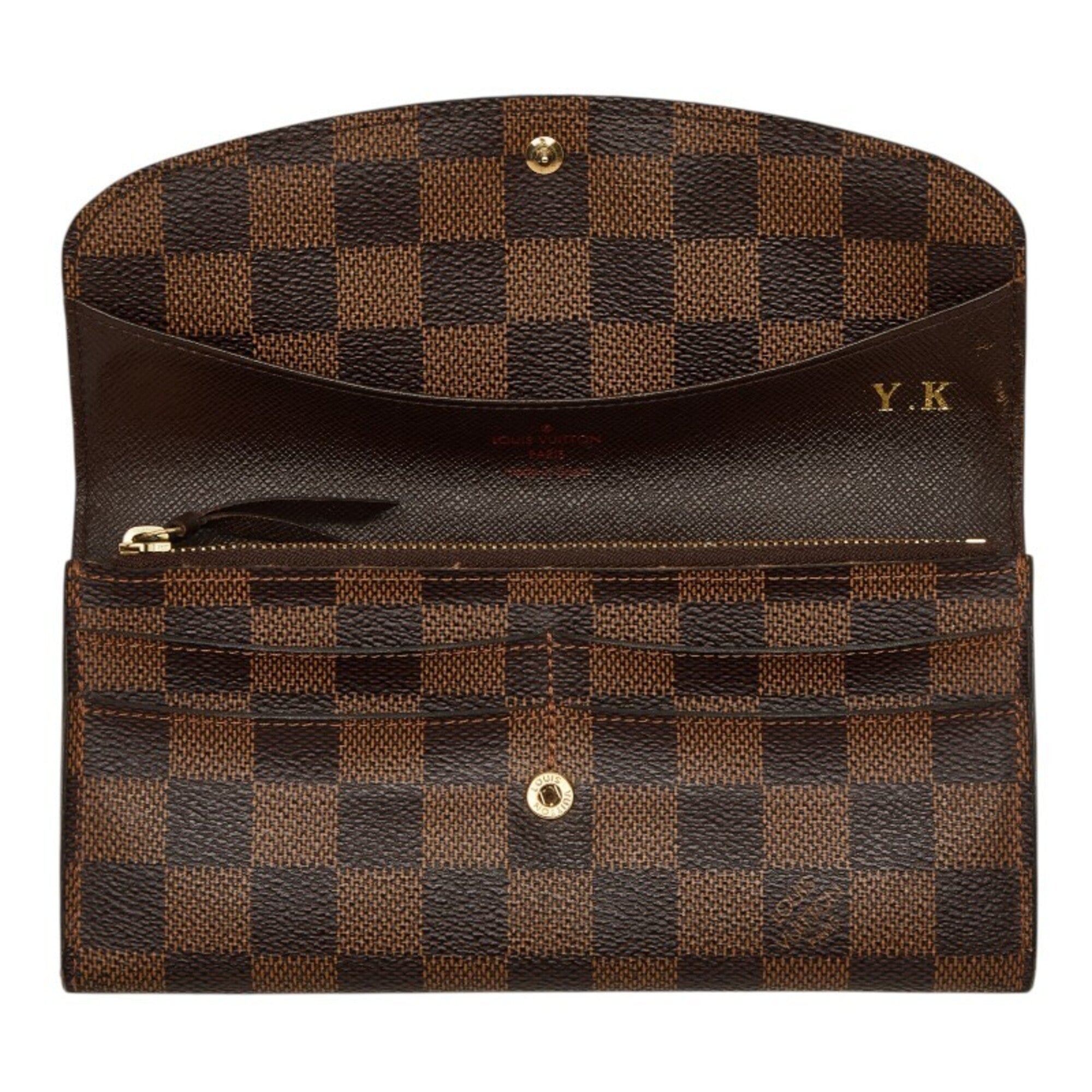 Louis Vuitton Brown Damier Canvas Pvc Coin Purse/Coin Case (Pre-Owned)