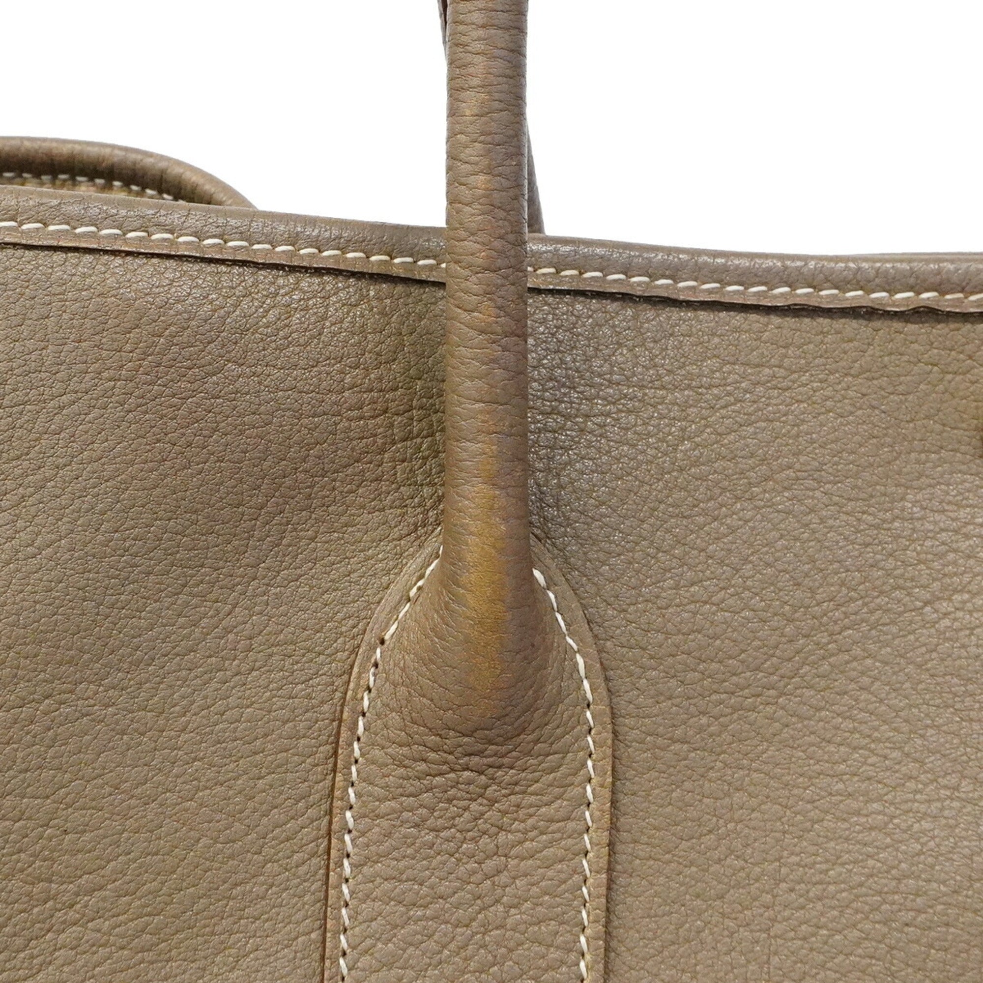 Hermes Etoupe Gray Negonda Leather Tote Bag (Pre-Owned)