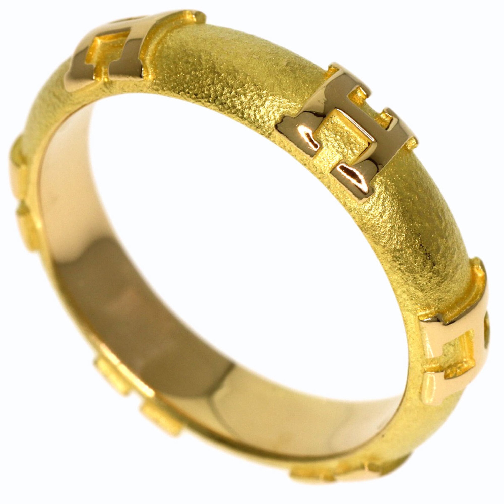 Hermes Yellow Gold (18K) Band Ring (Pre-Owned)