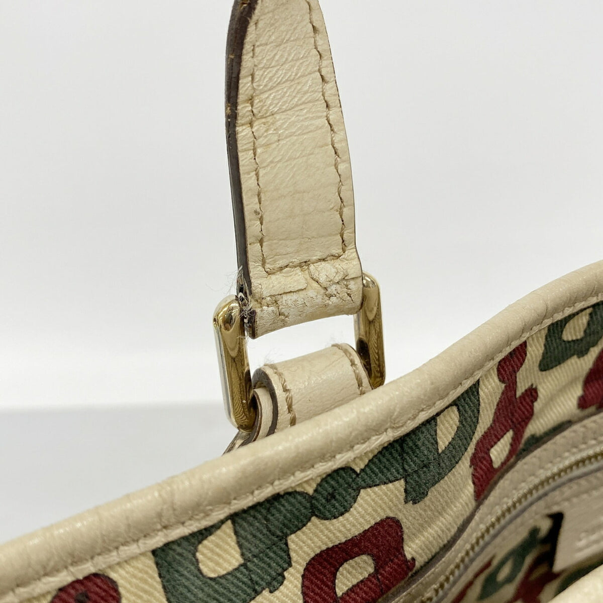 Gucci Brown Canvas Tote Bag (Pre-Owned)