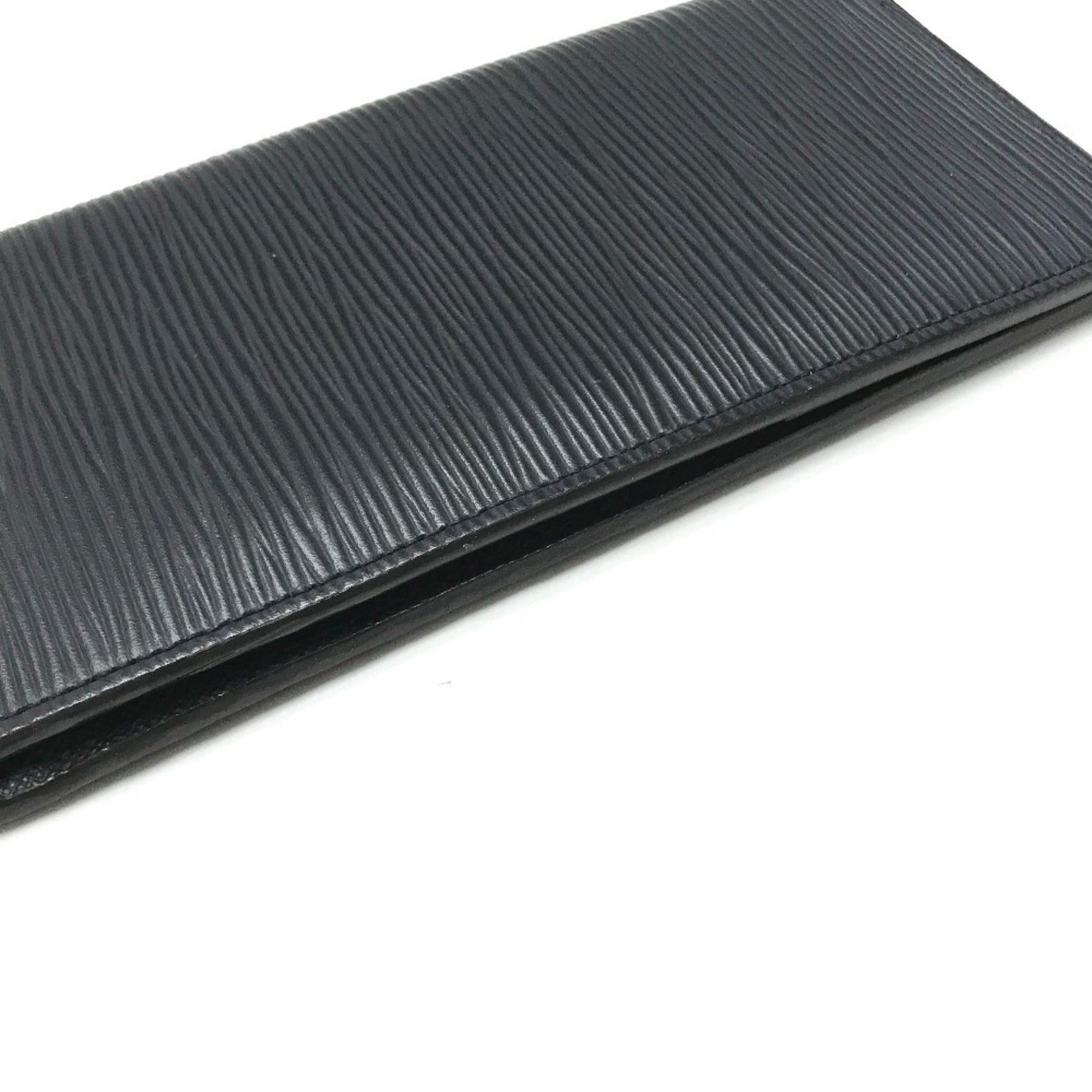 Louis Vuitton Navy Epi Leather Long Wallet (Bi-Fold) (Pre-Owned)