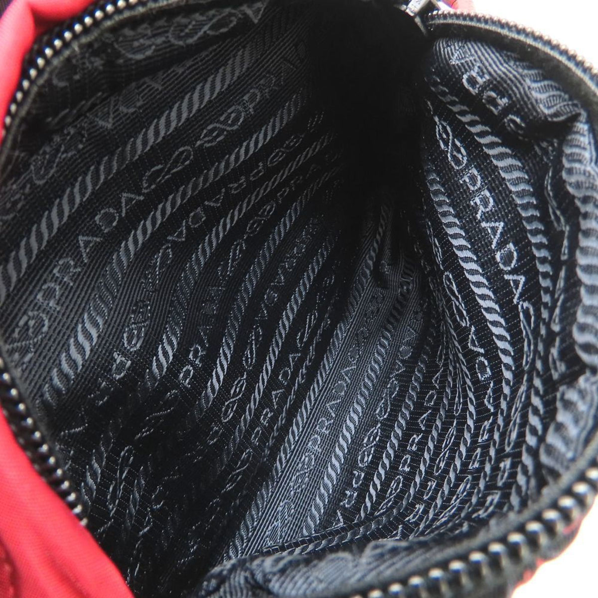 Prada Black Multi-Color Nylon Sling Bag (Pre-Owned)