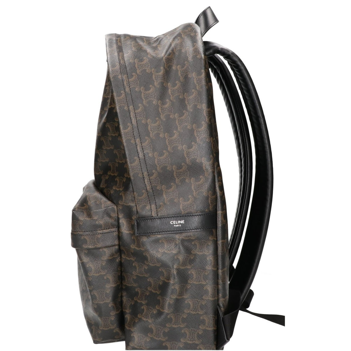 Celine Black Brown Pvc Backpack (Pre-Owned)